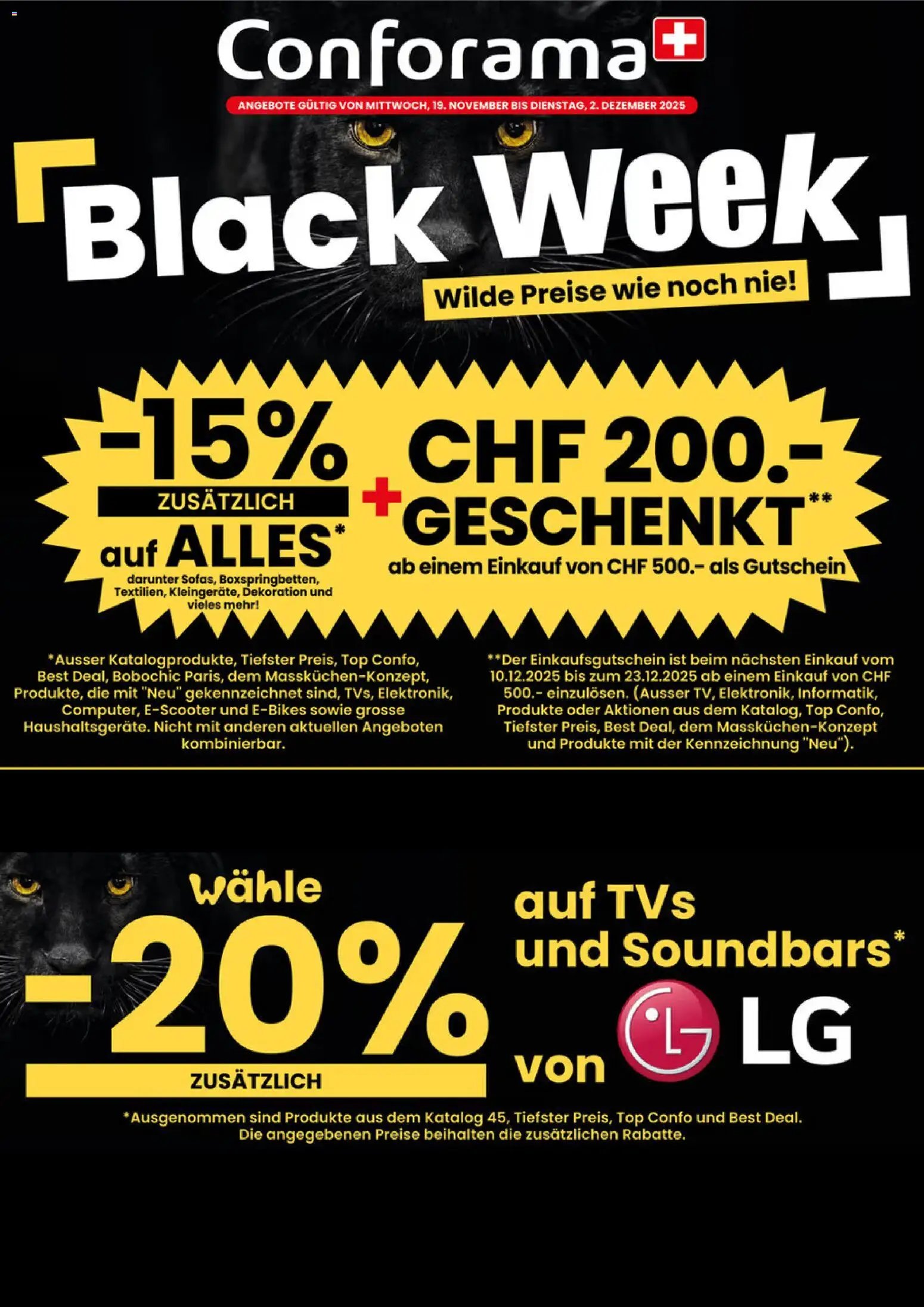 Conforama - Black Friday (2025-11-20 - 2025-11-23)