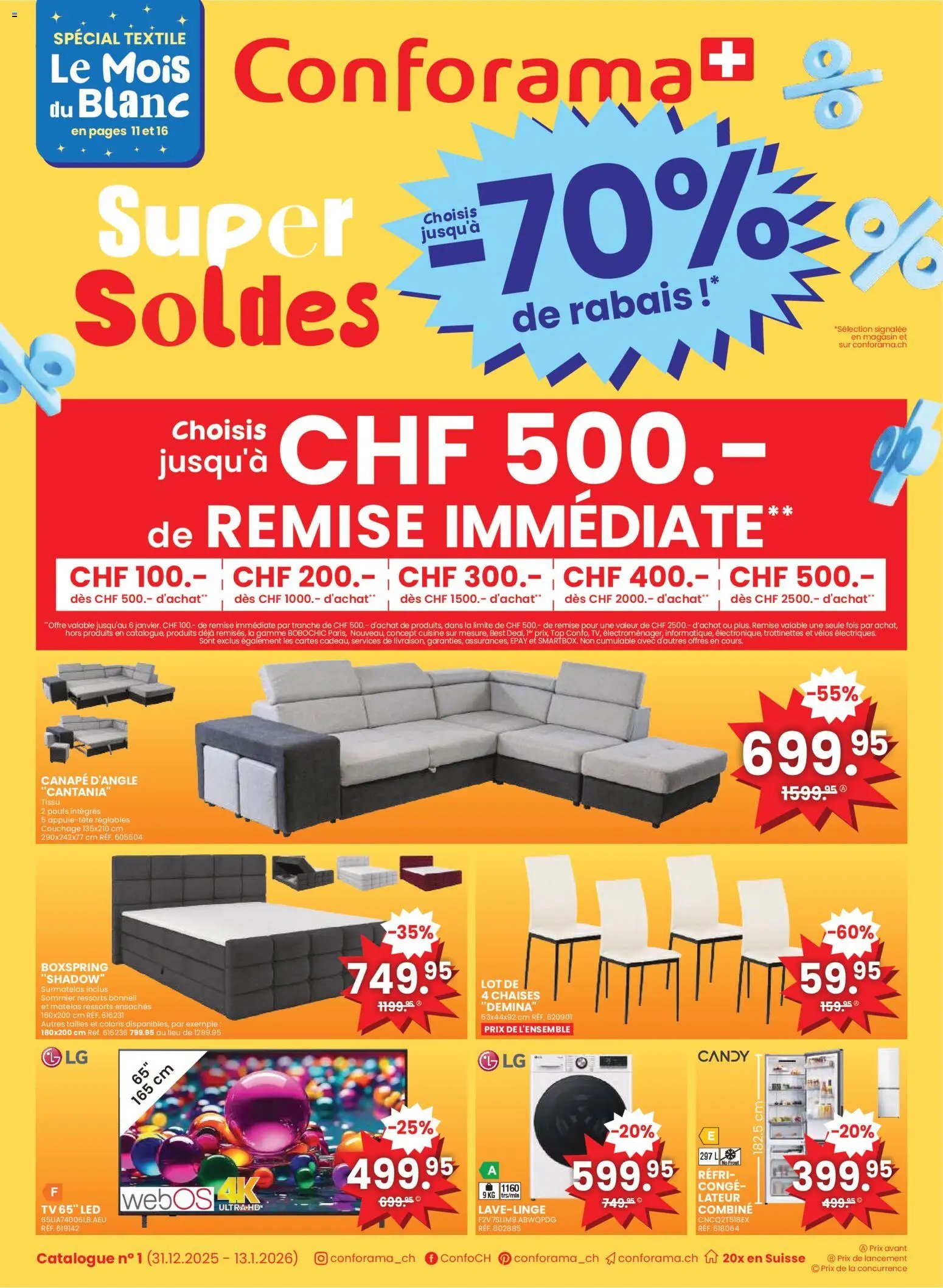 Conforama Aktionen FR (2025-12-31 - 2026-01-13)