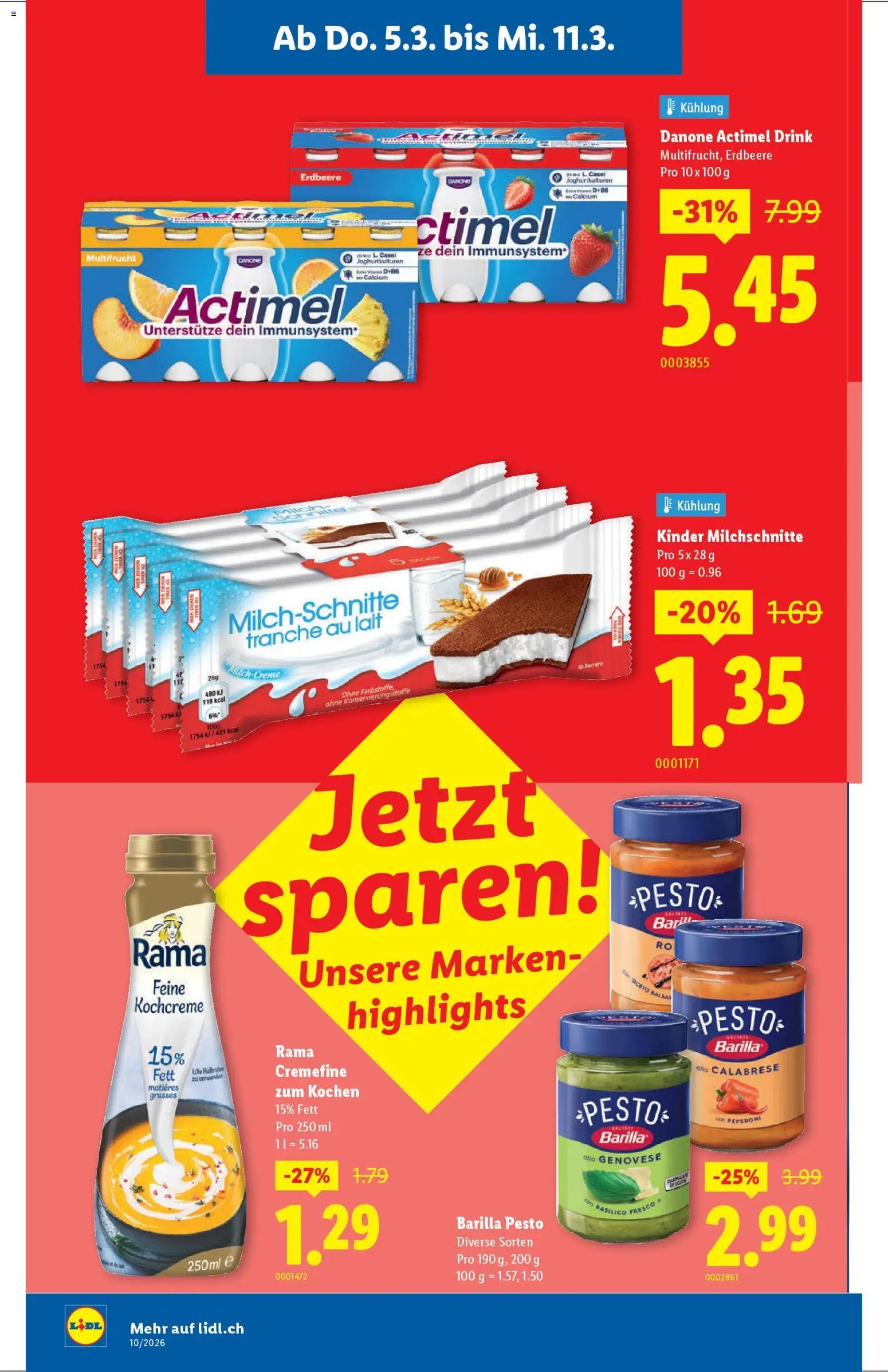Lidl Aktionen Neueröffnung Olten (2026-03-05 - 2026-03-11) | 2