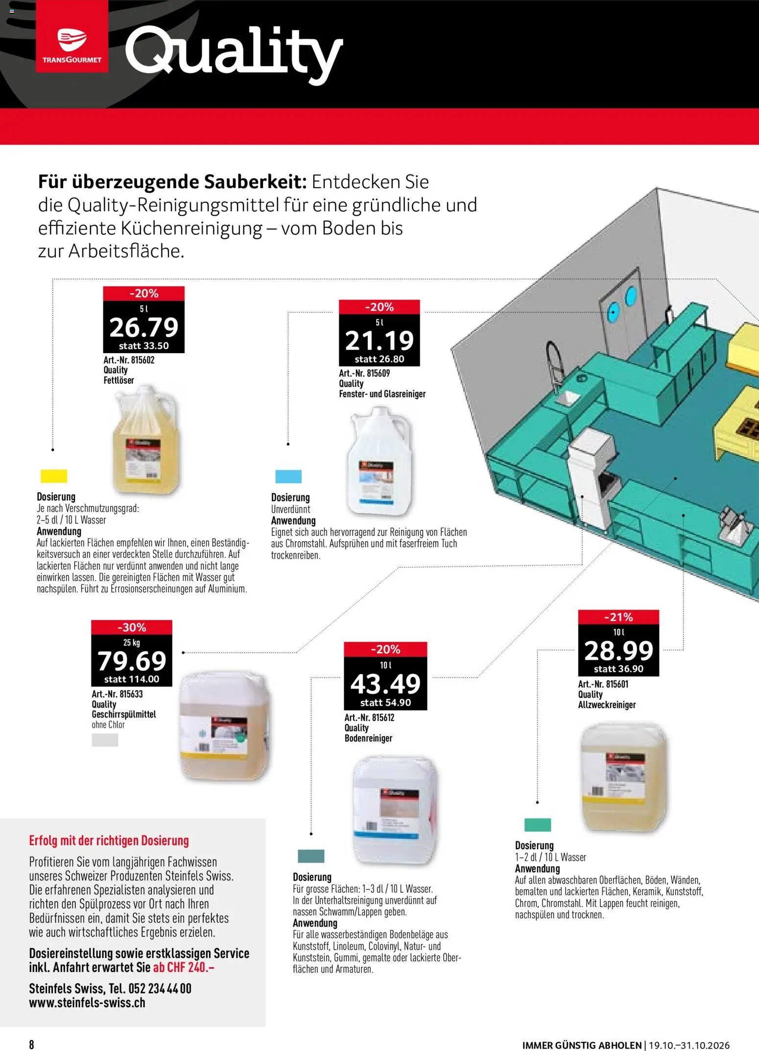 Prodega aktionen Reinigung