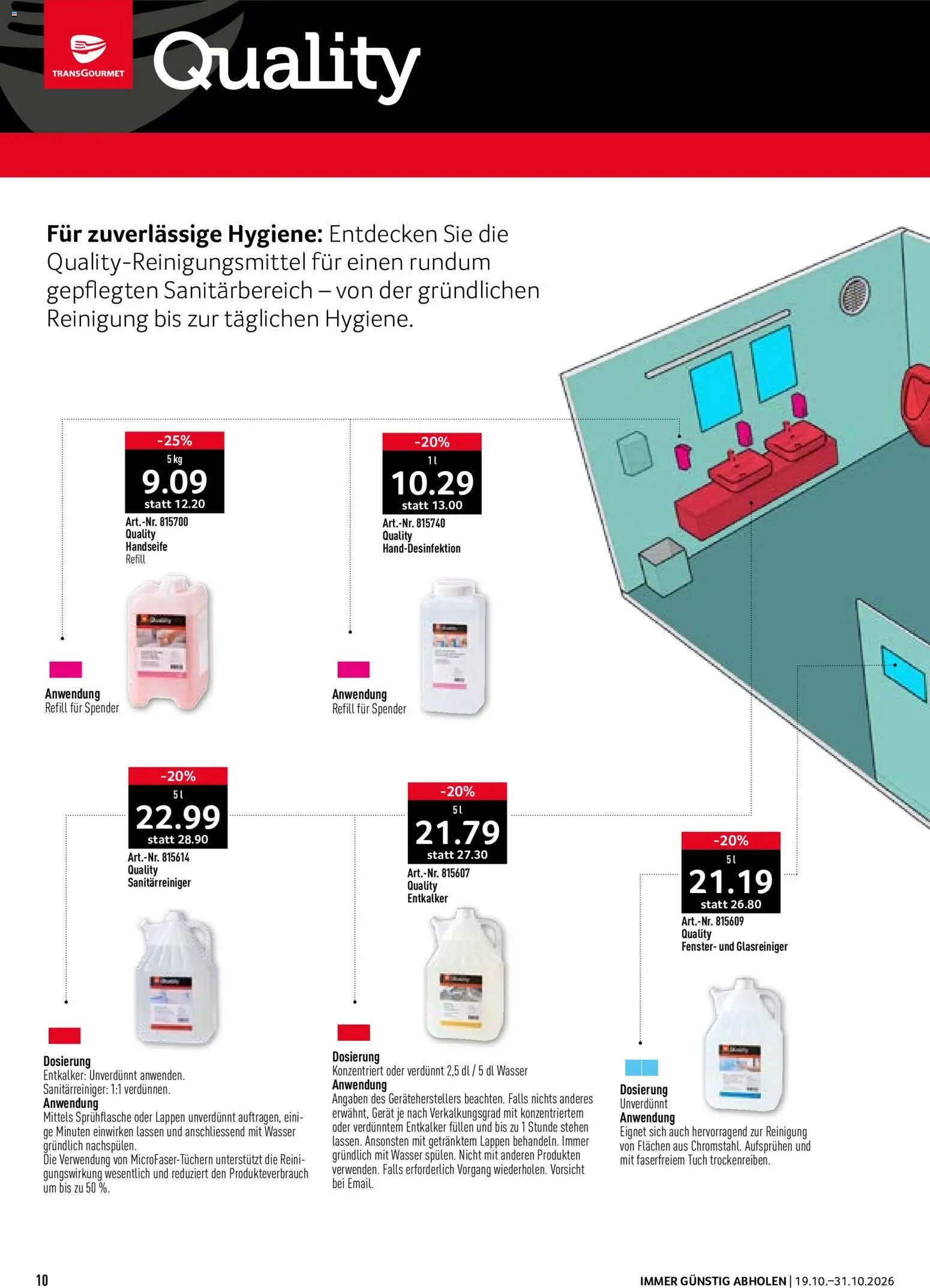 Prodega aktionen Reinigung