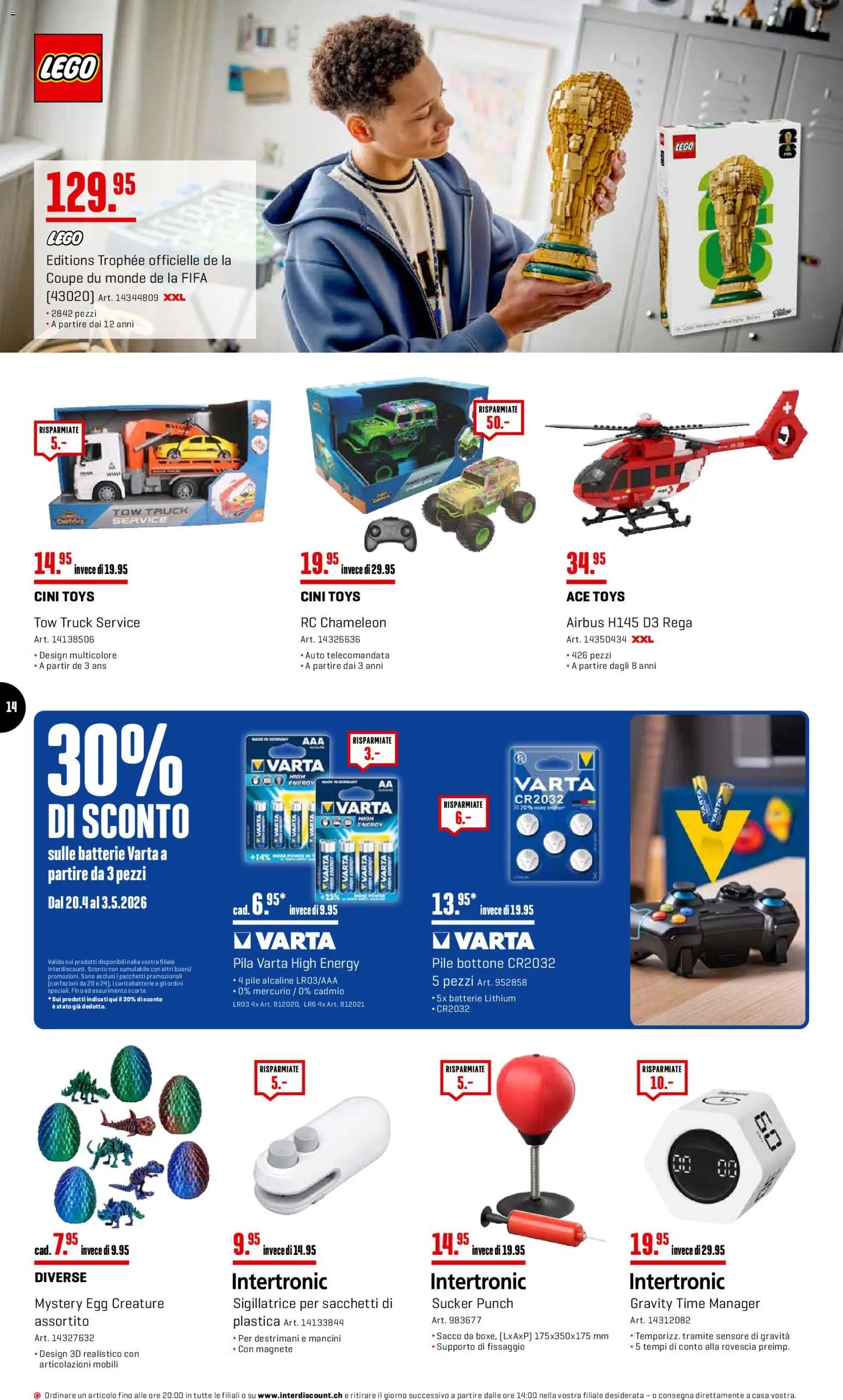 Interdiscount aktionen 20% di sconto  IT (2026-04-27 - 2026-05-03)