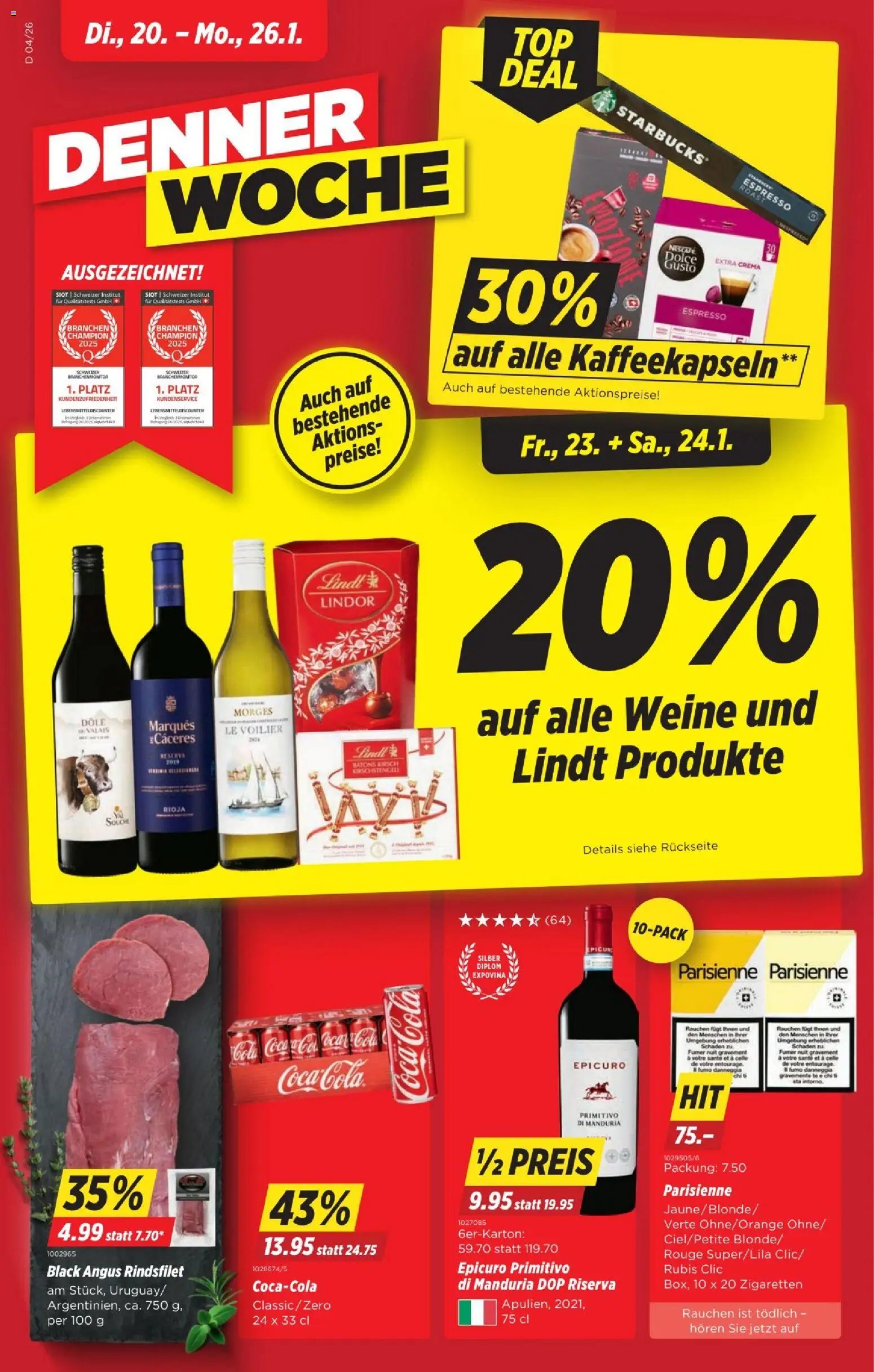 Denner Aktionen (2026-01-20 - 2026-01-26) | 1