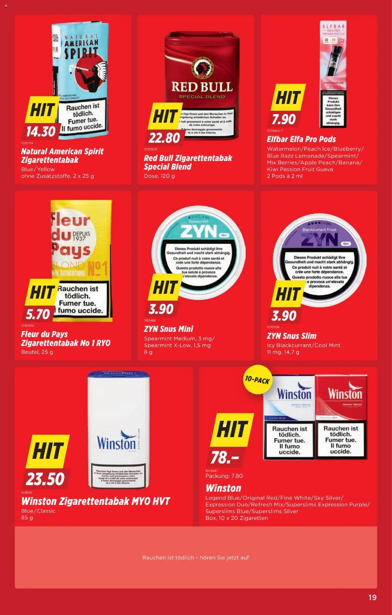 Denner Aktionen (2026-01-20 - 2026-01-26) | 19