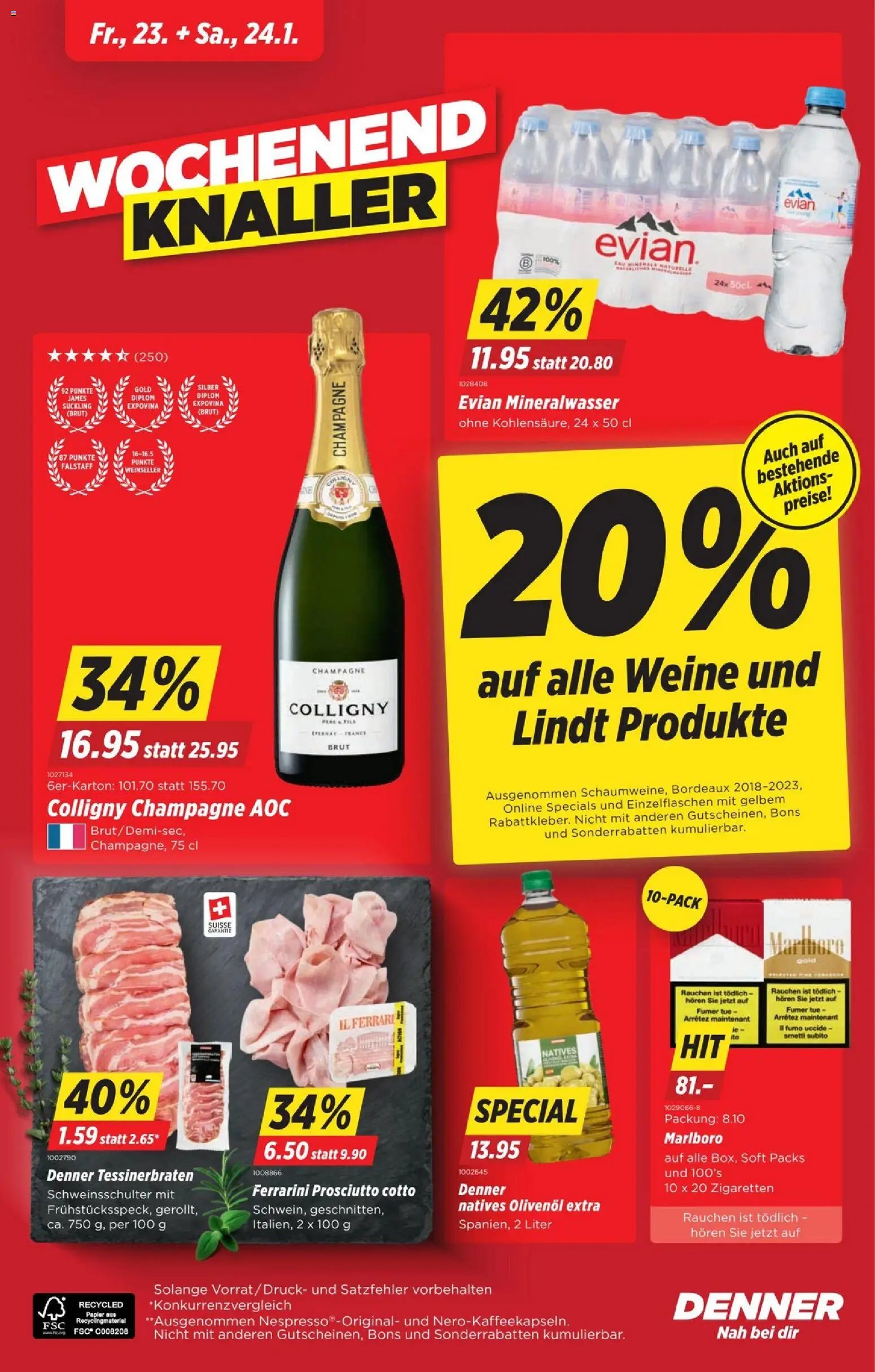 Denner Aktionen (2026-01-20 - 2026-01-26) | 20