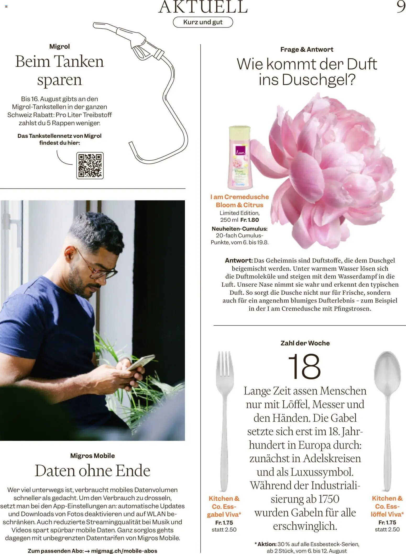 Migros aktionen Magazin