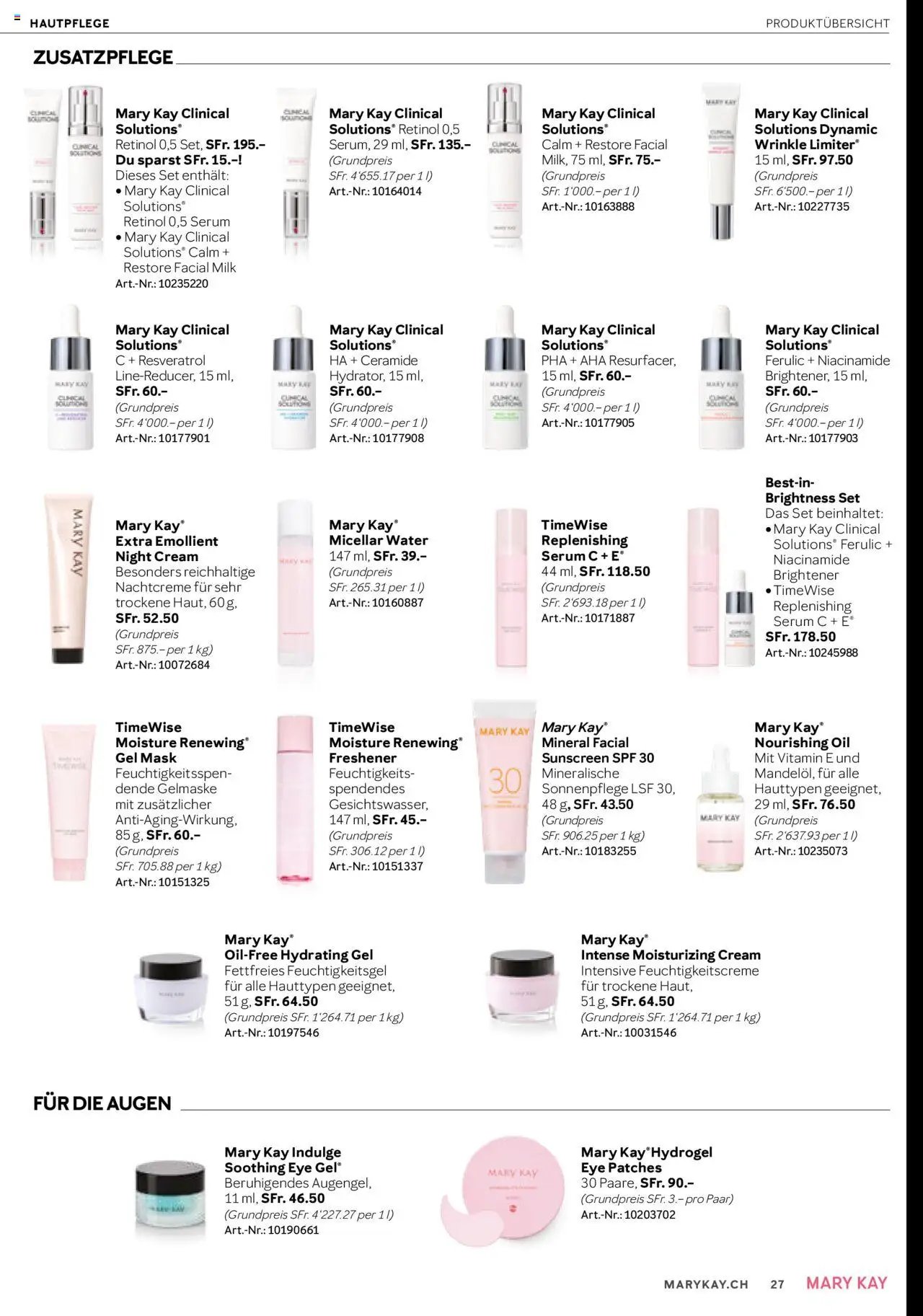 Mary Kay Aktionen (2025-07-16 - 2025-09-30)