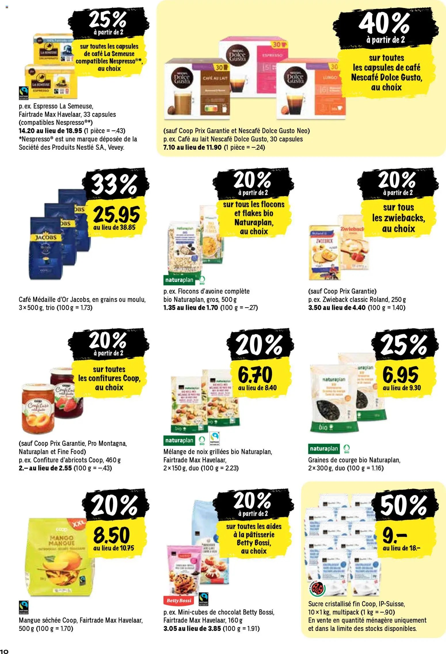 Coop - Les actions de la semaine (2025-11-13 - 2025-11-19) | 10