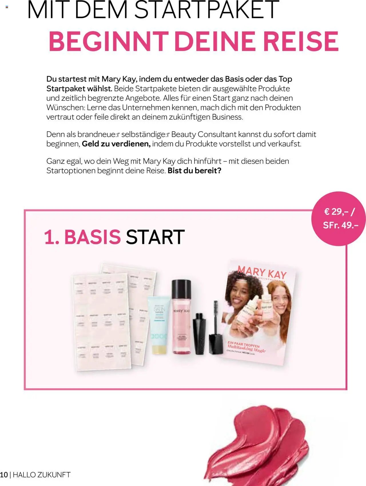 Mary Kay Aktionen Zukunft (2025-03-17 - 2025-12-31) | 10