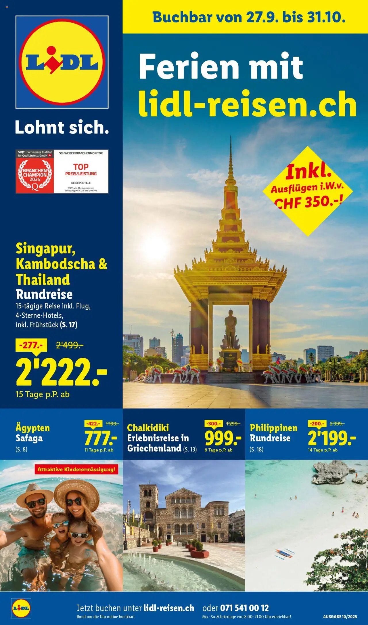 Lidl Aktionen Reisen Oktober (2025-09-27 - 2025-10-31)