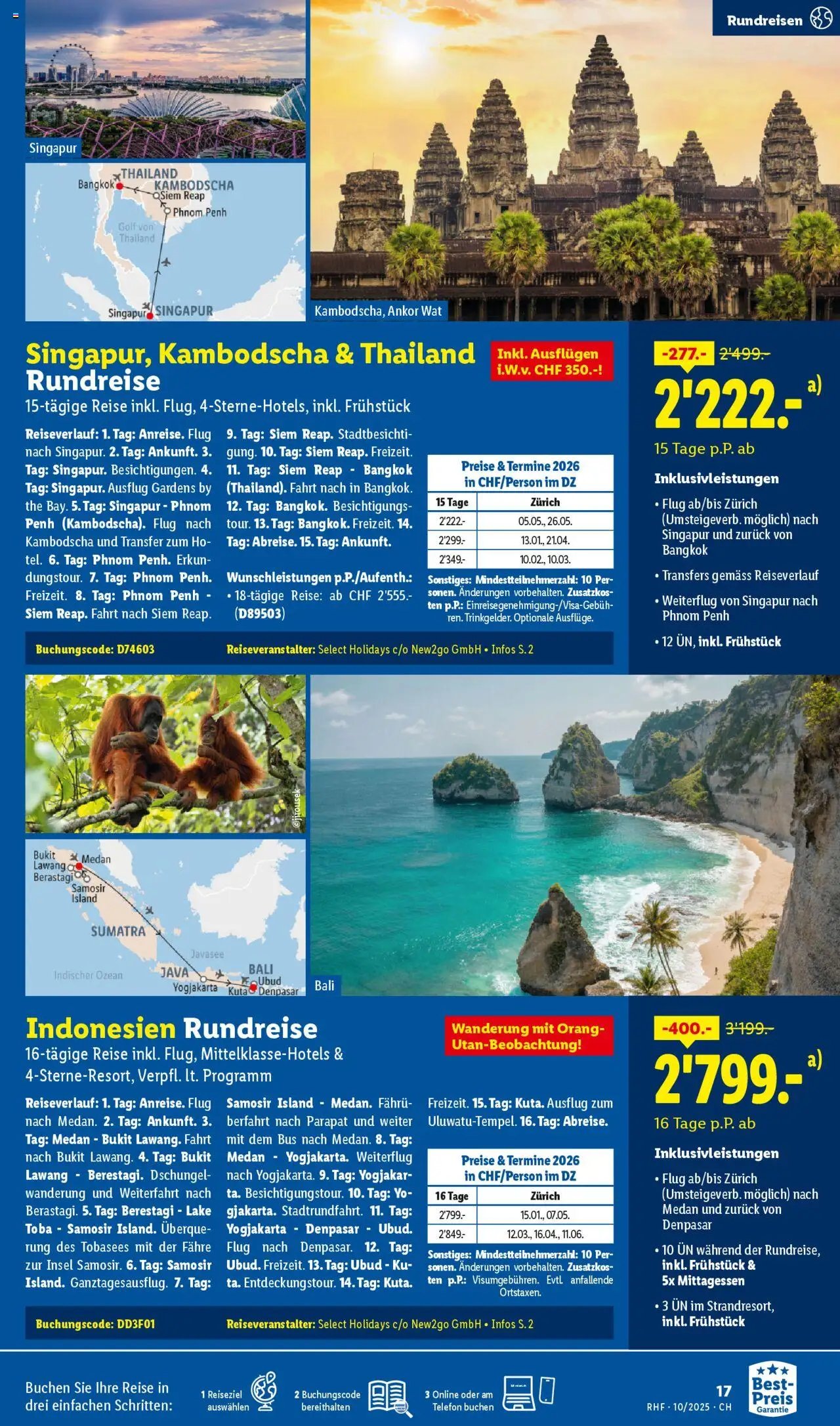 Lidl Aktionen Reisen Oktober (2025-09-27 - 2025-10-31)