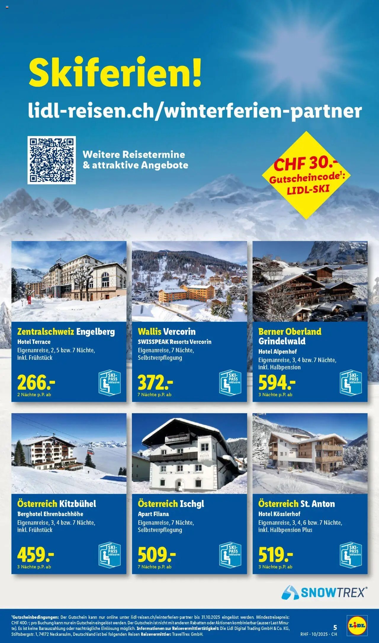 Lidl Aktionen Reisen Oktober (2025-09-27 - 2025-10-31)