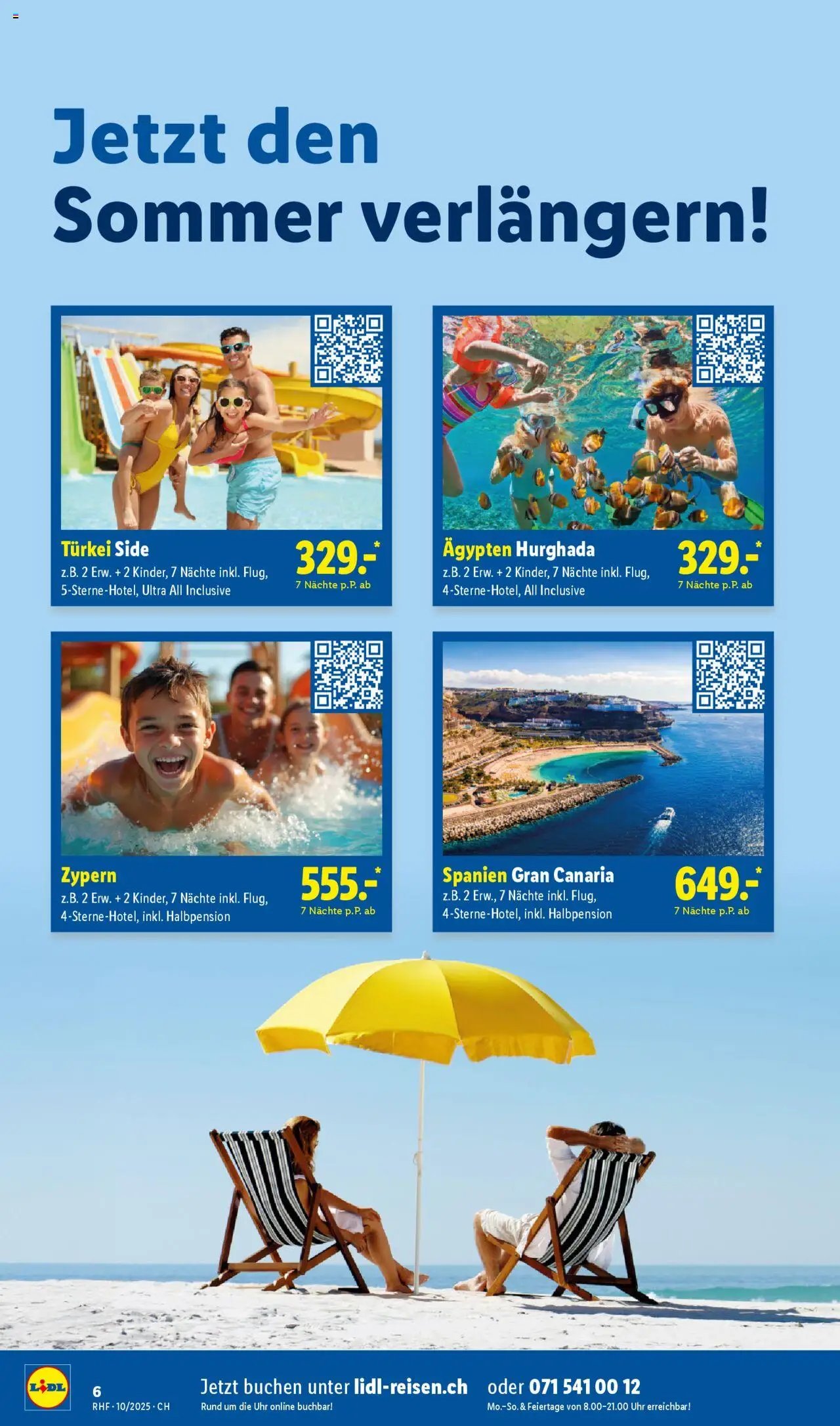Lidl Aktionen Reisen Oktober (2025-09-27 - 2025-10-31)