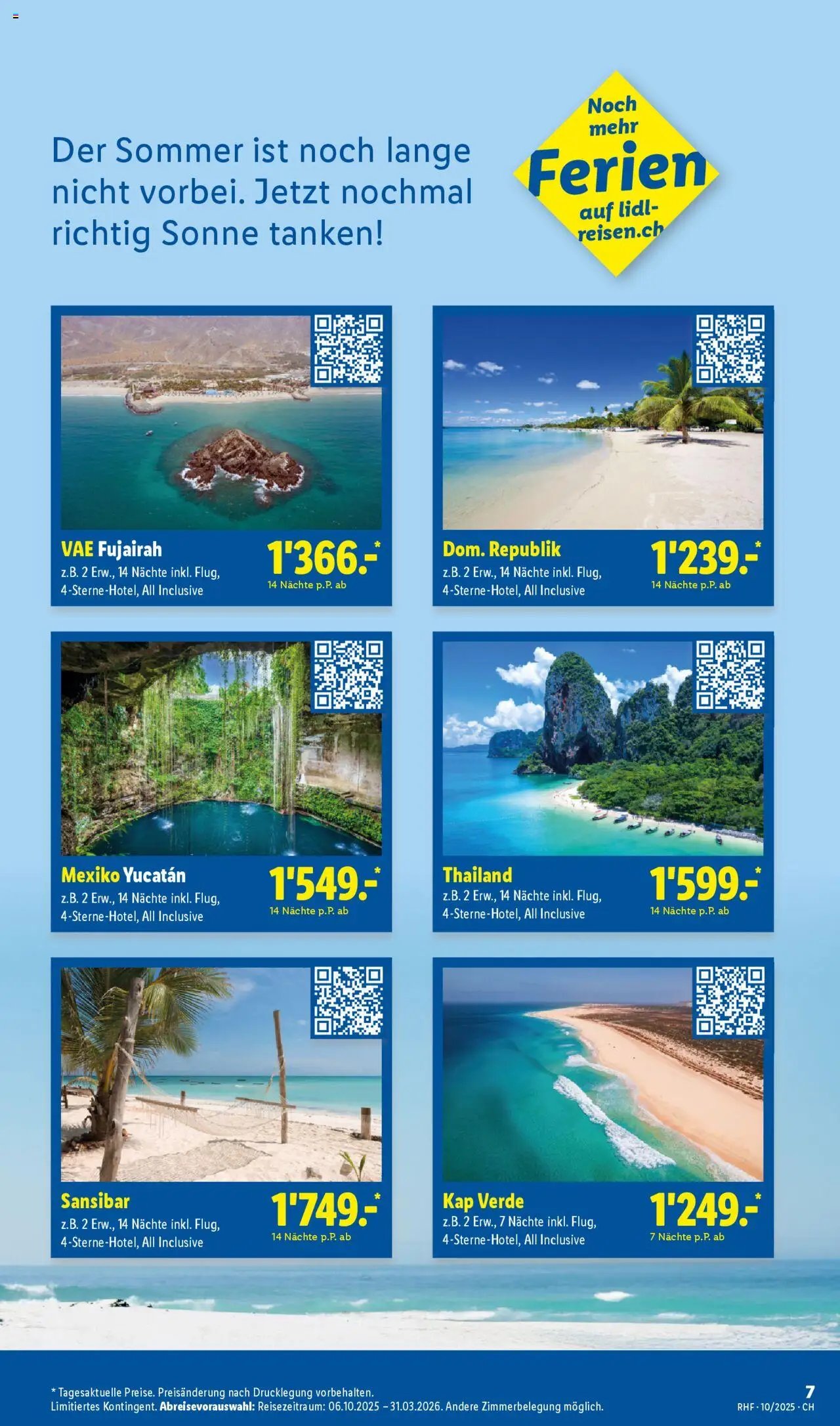 Lidl Aktionen Reisen Oktober (2025-09-27 - 2025-10-31)