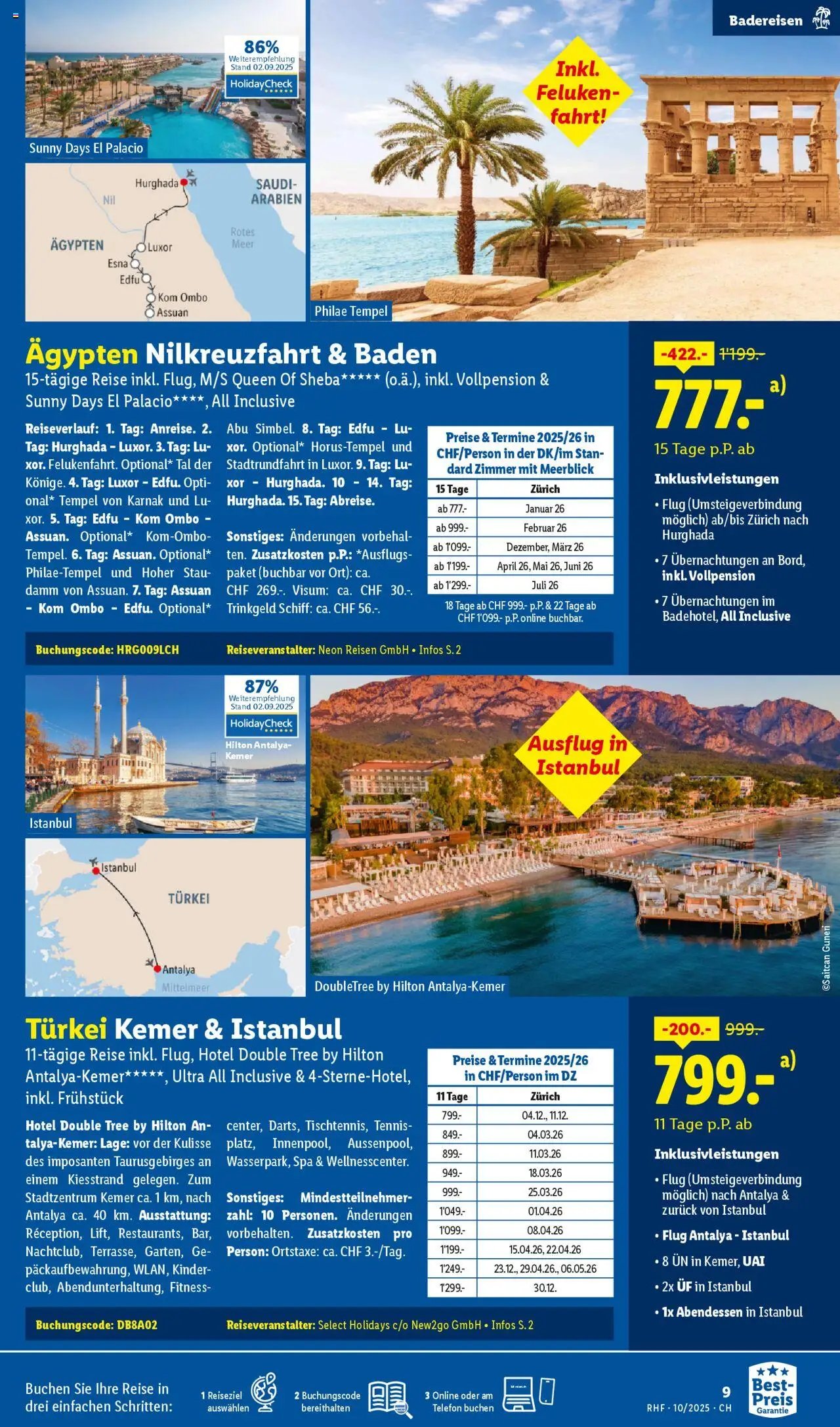 Lidl Aktionen Reisen Oktober (2025-09-27 - 2025-10-31)