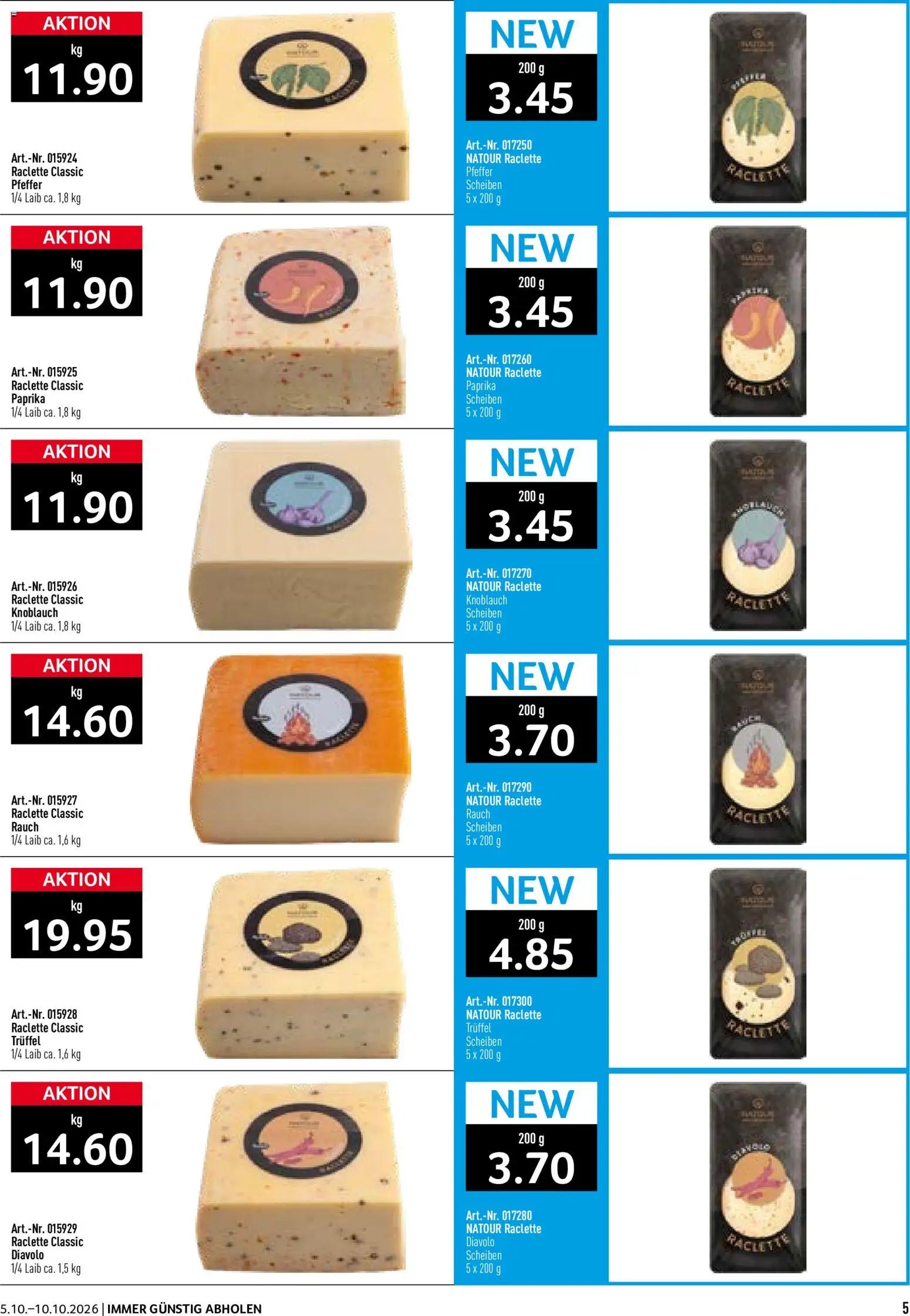 Prodega aktionen Fondue/Raclette