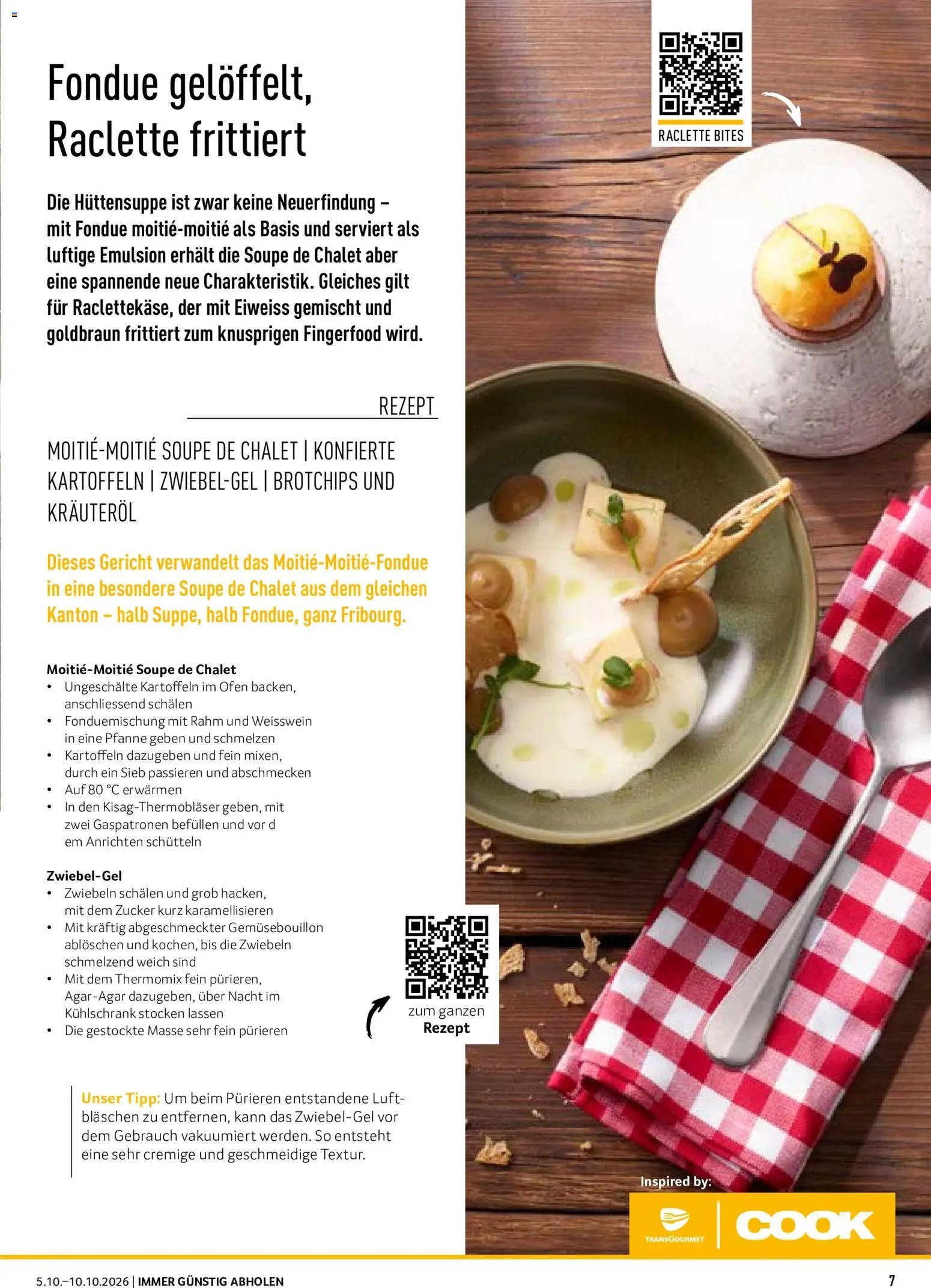 Prodega aktionen Fondue/Raclette