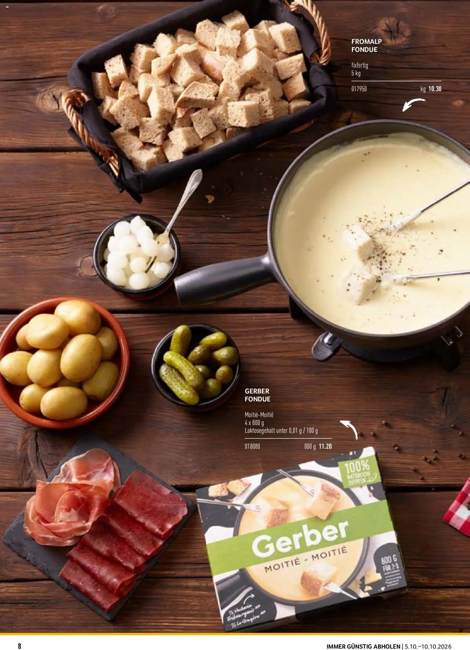 Prodega aktionen Fondue/Raclette