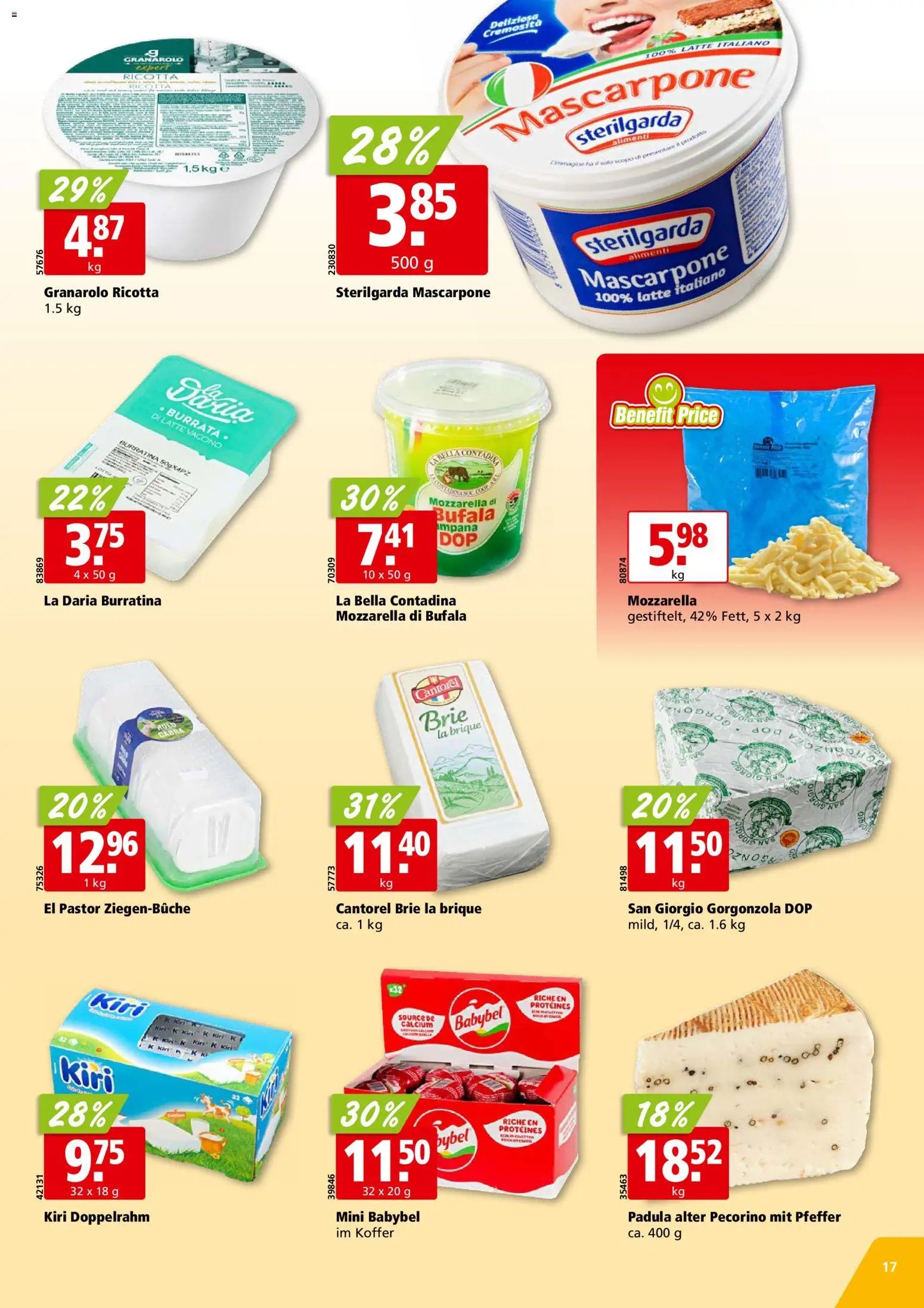 Aligro aktionen Chavannes, Matran, Genf, Sitten