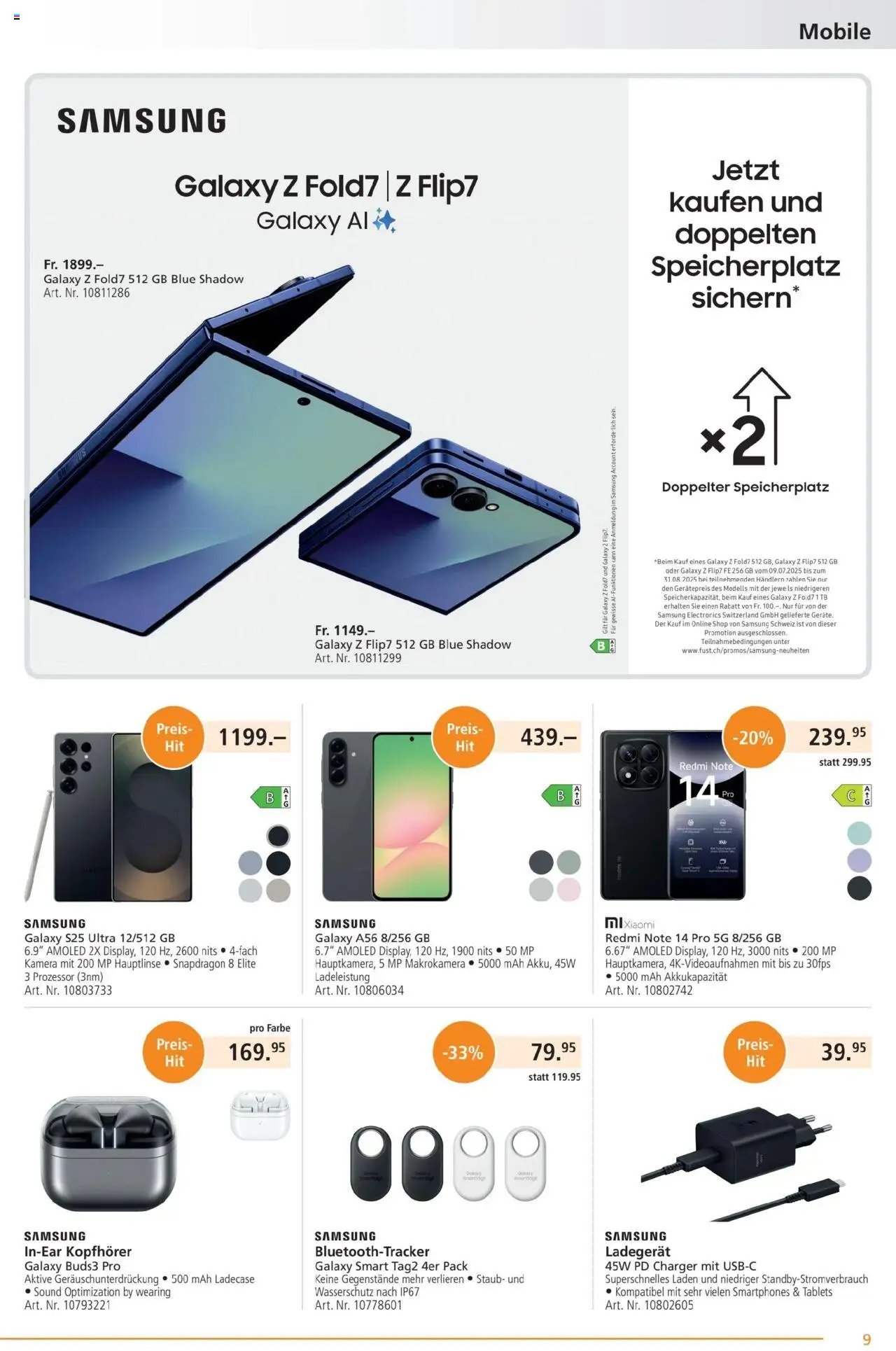 Fust Aktionen (2025-07-28 - 2025-08-24)