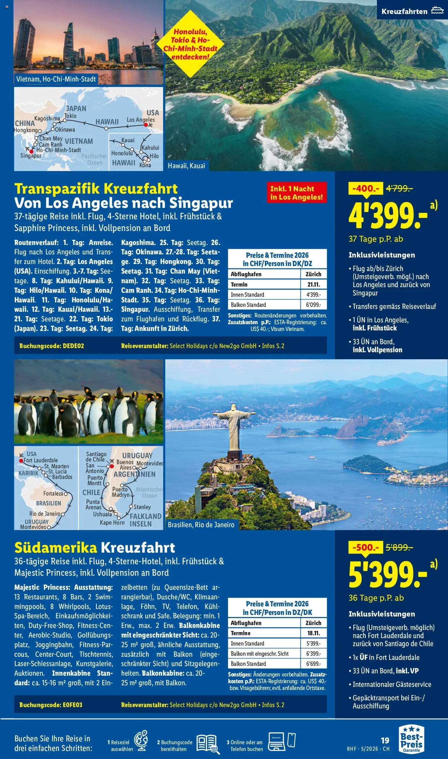 Lidl Aktionen Reisen (2026-04-29 - 2026-05-31)