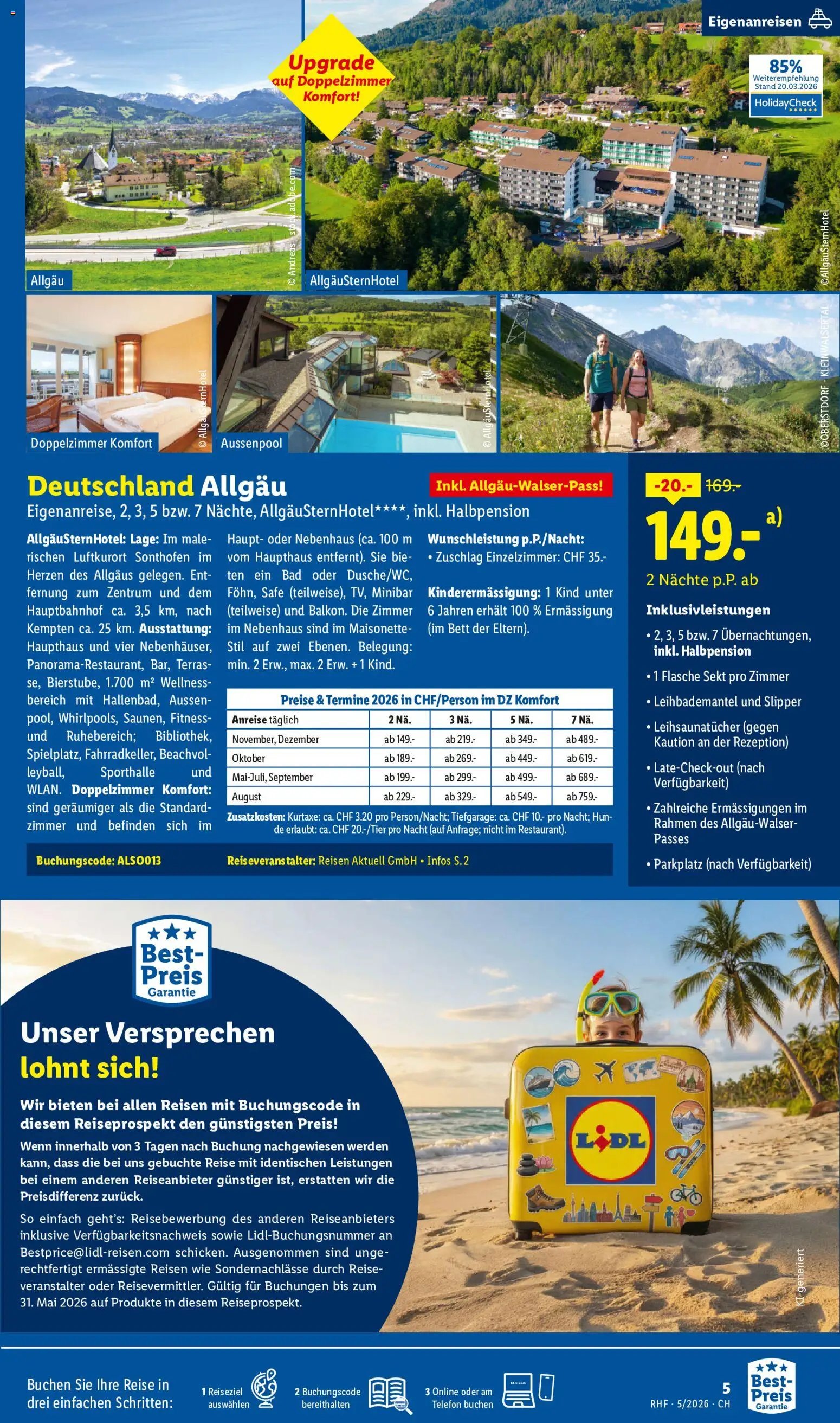 Lidl Aktionen Reisen (2026-04-29 - 2026-05-31)
