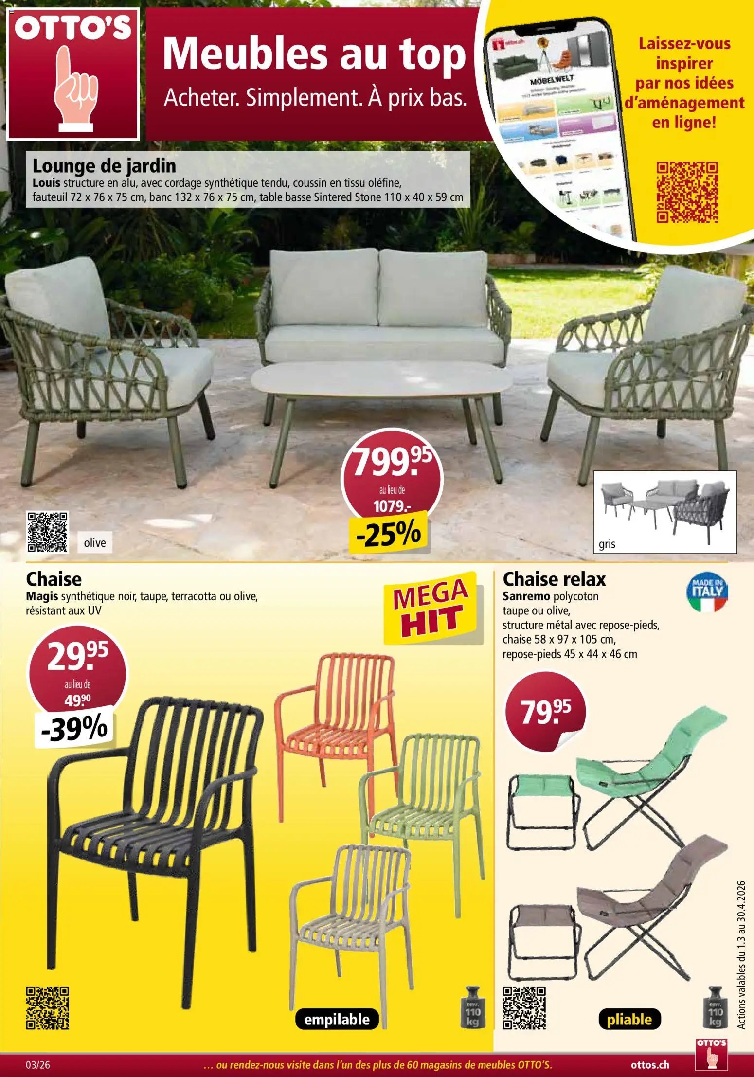 Otto's aktionen Meubles (2026-03-01 - 2026-04-30)