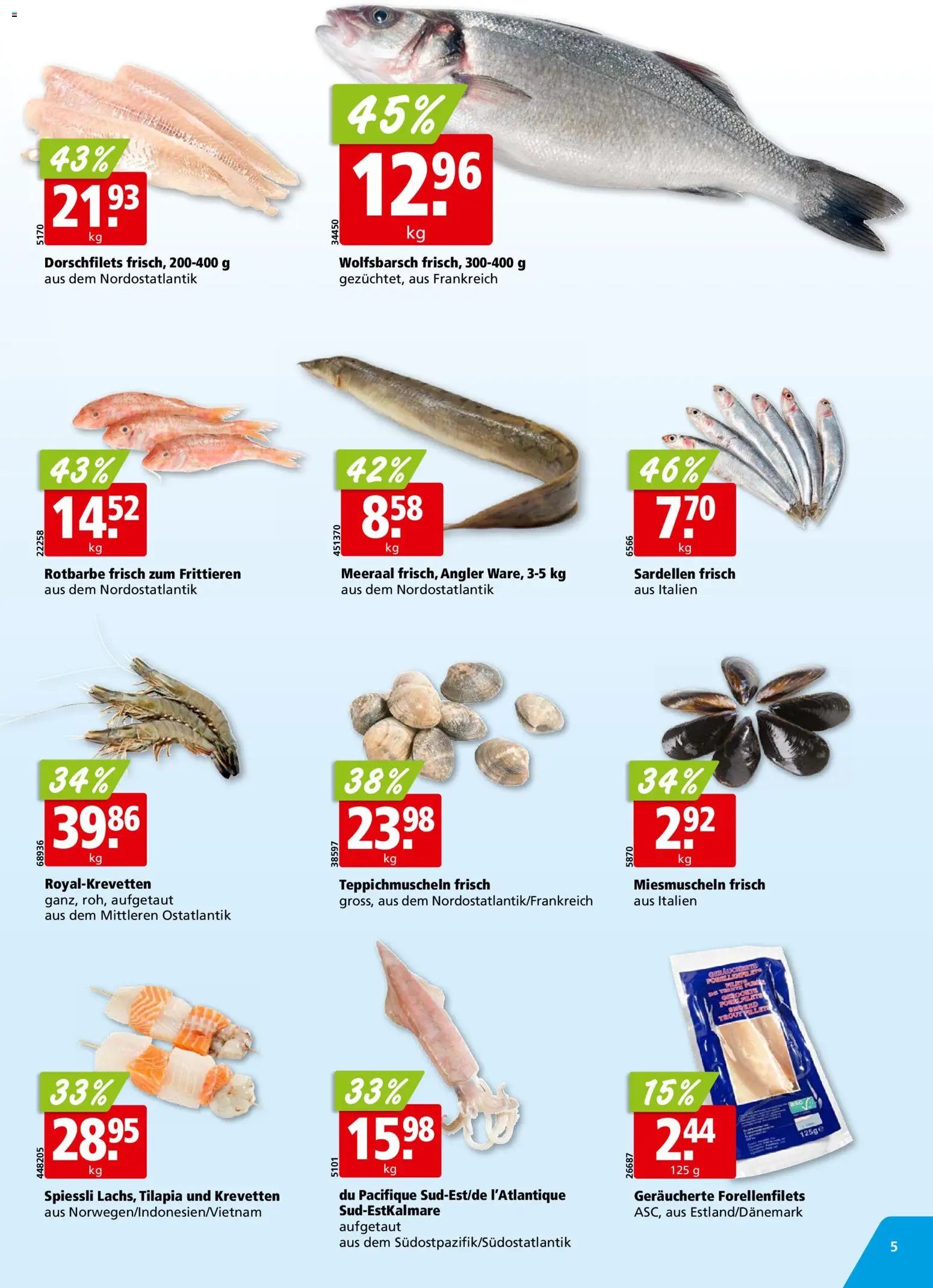 Aligro aktionen Chavannes, Matran, Genf, Sitten