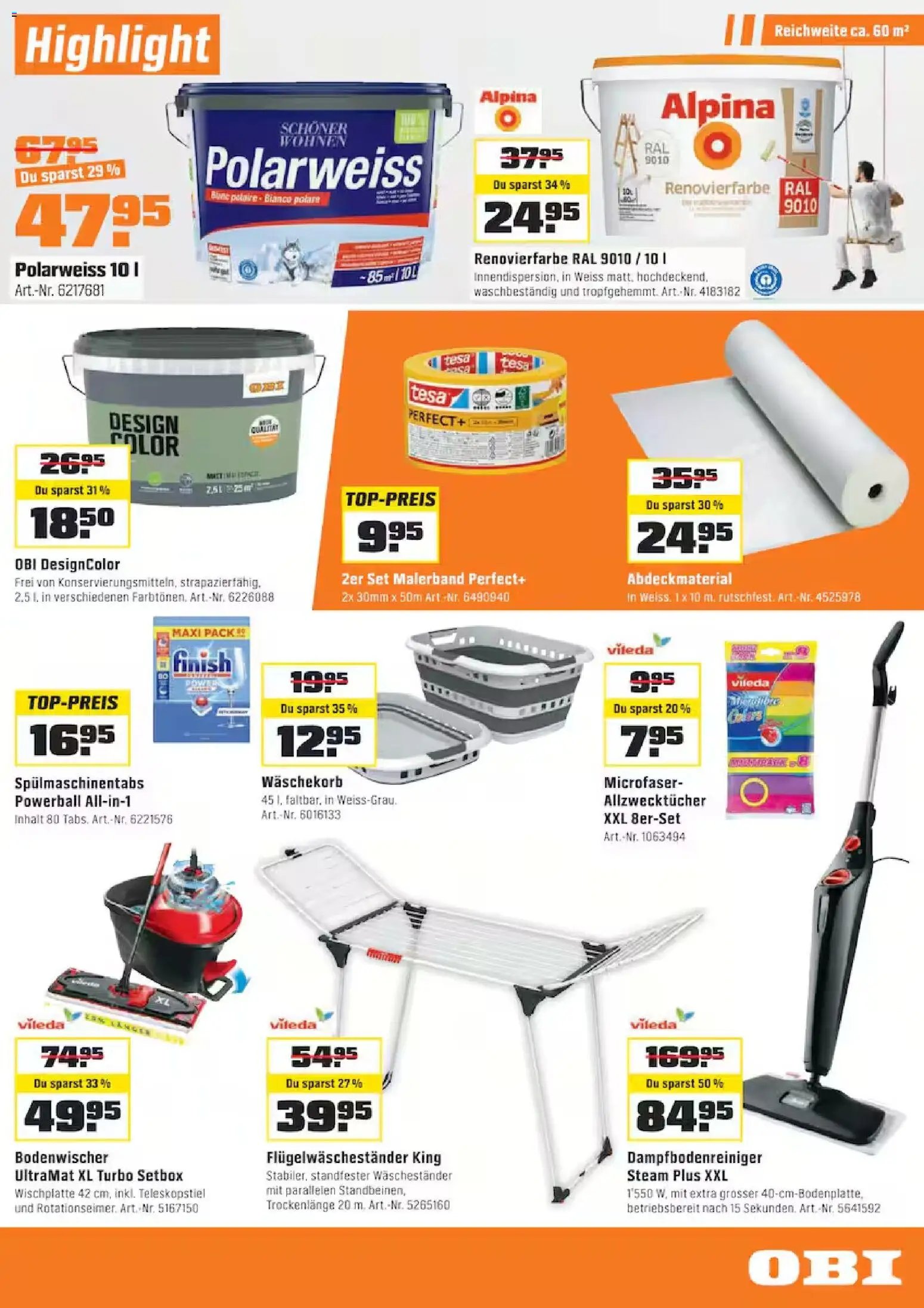 OBI aktionen (2026-03-01 - 2026-03-18)