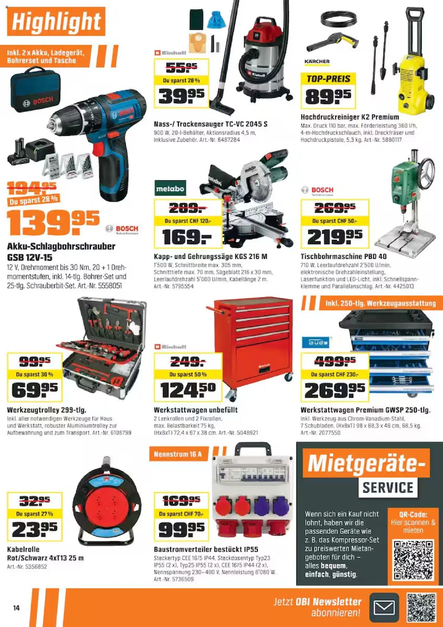 OBI aktionen (2026-03-01 - 2026-03-18)