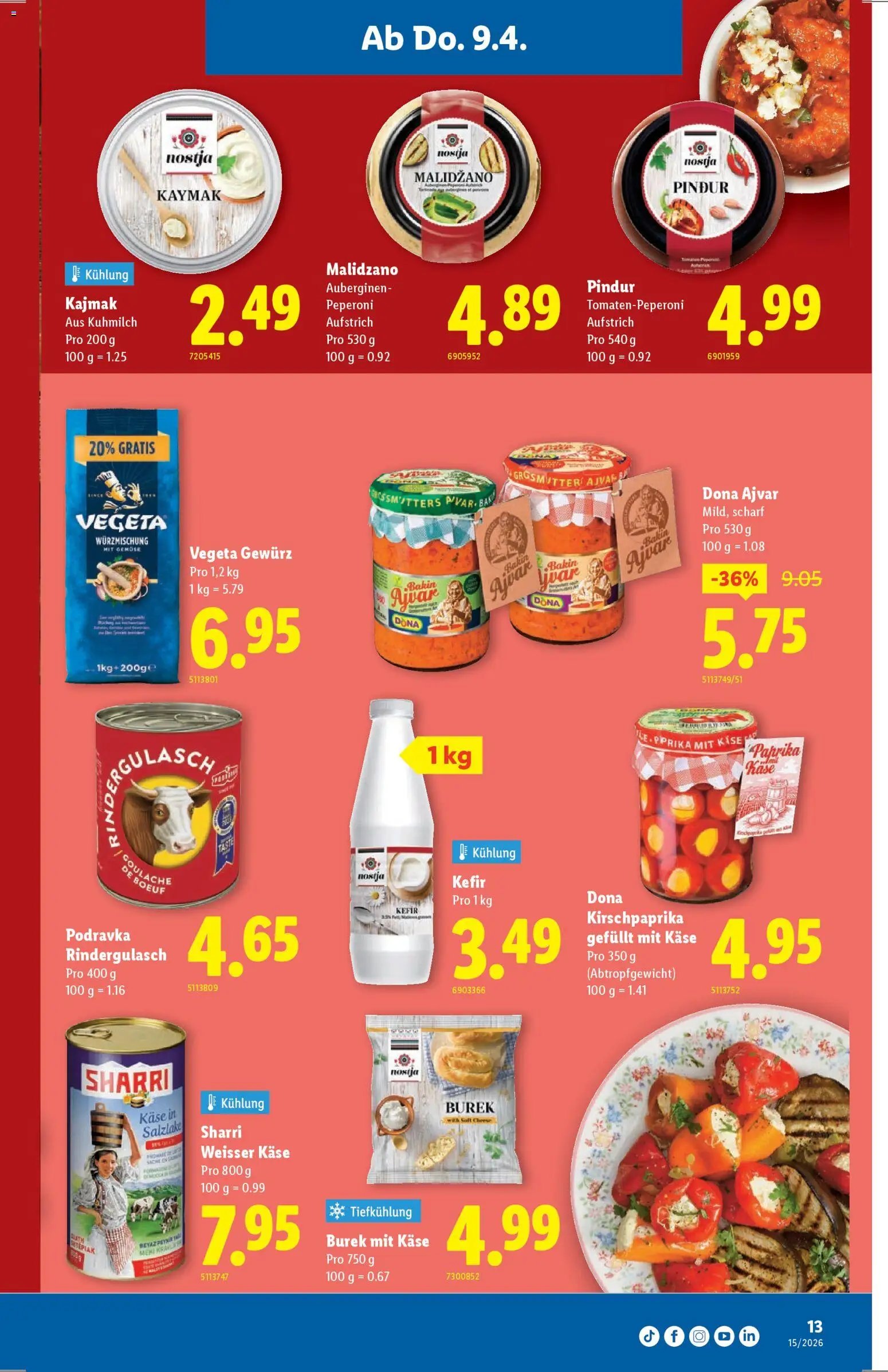 Lidl aktionen (2026-04-09 - 2026-04-15) | 13