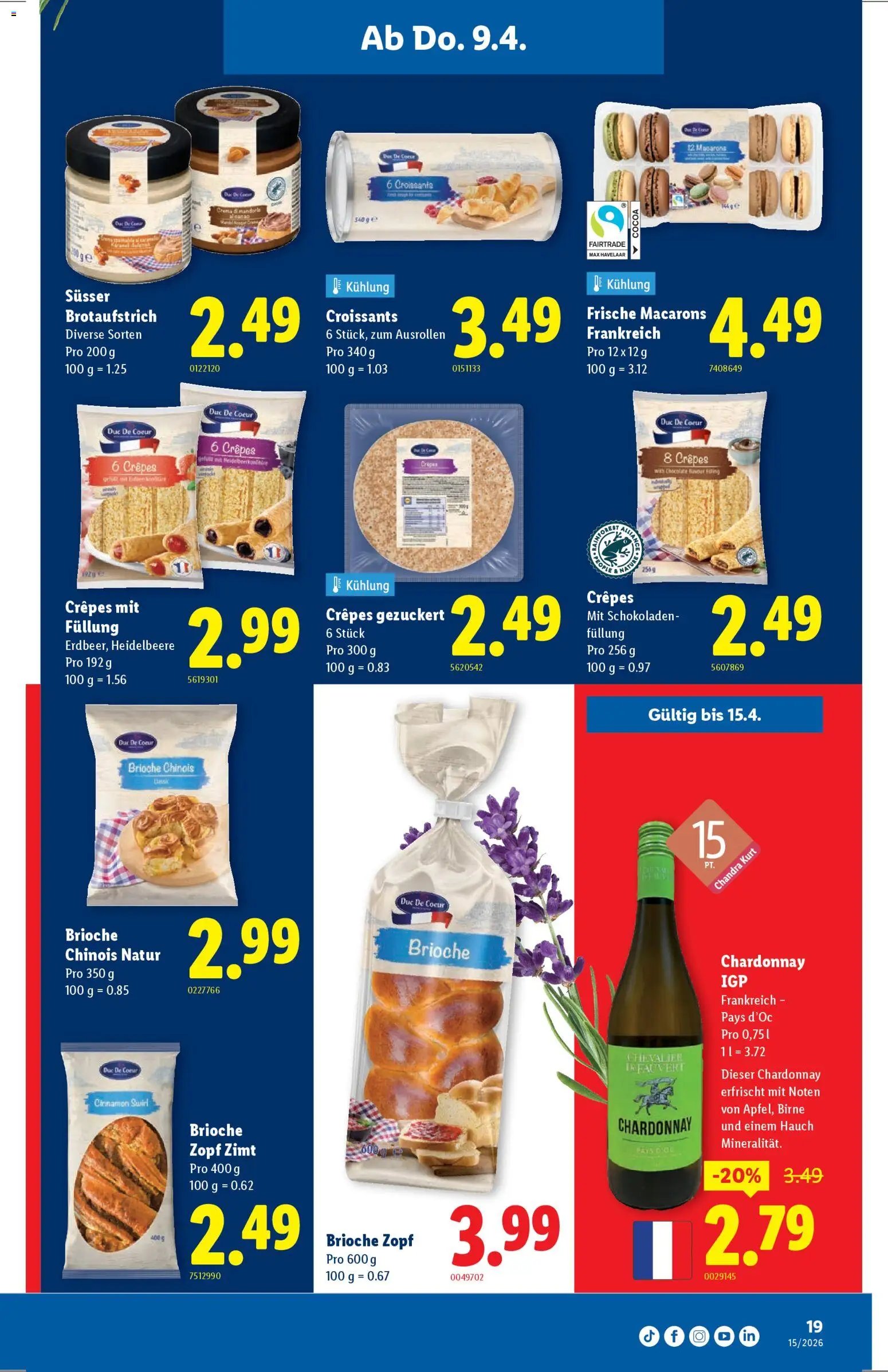 Lidl aktionen (2026-04-09 - 2026-04-15) | 19