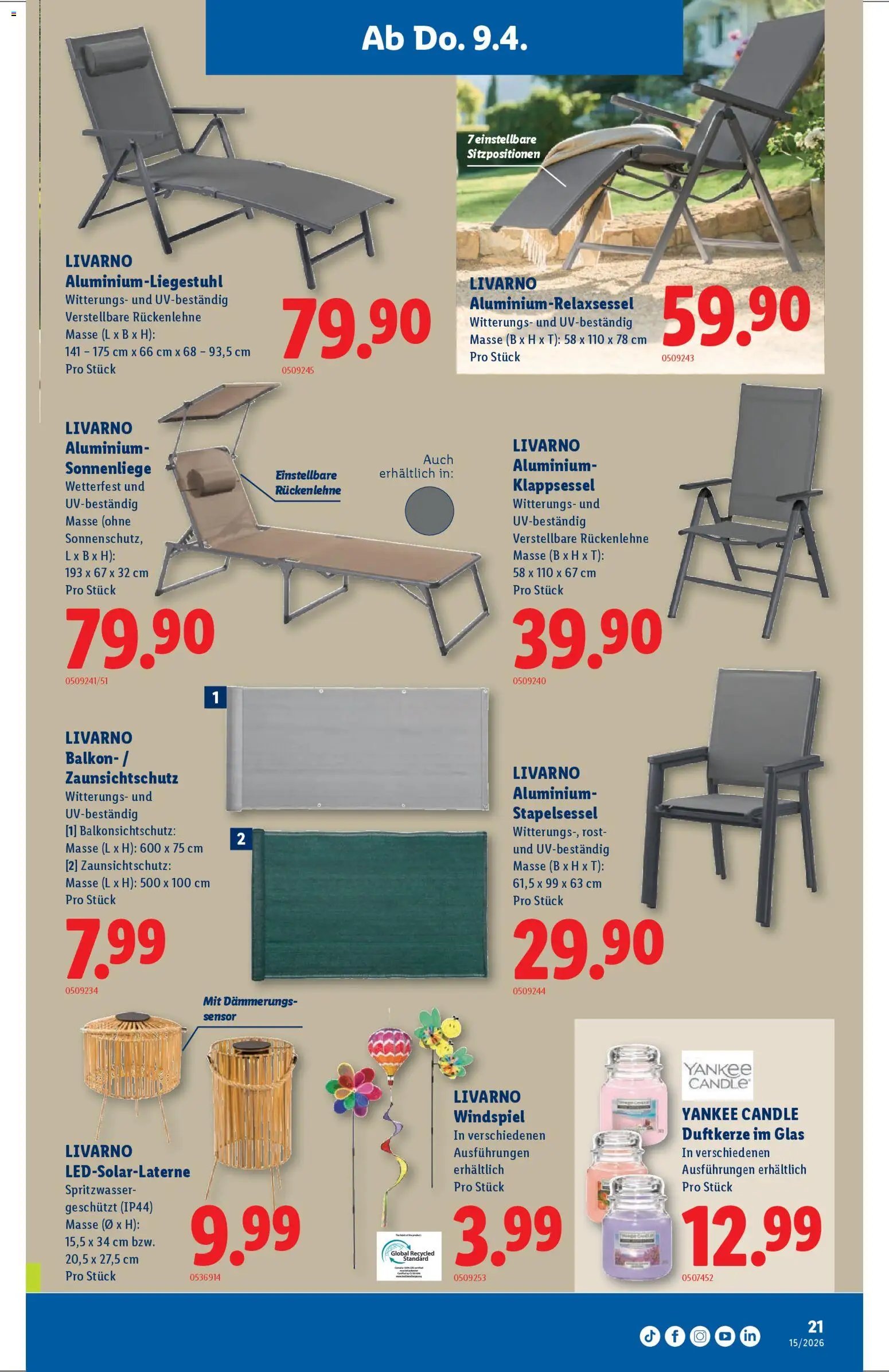 Lidl aktionen (2026-04-09 - 2026-04-15) | 21