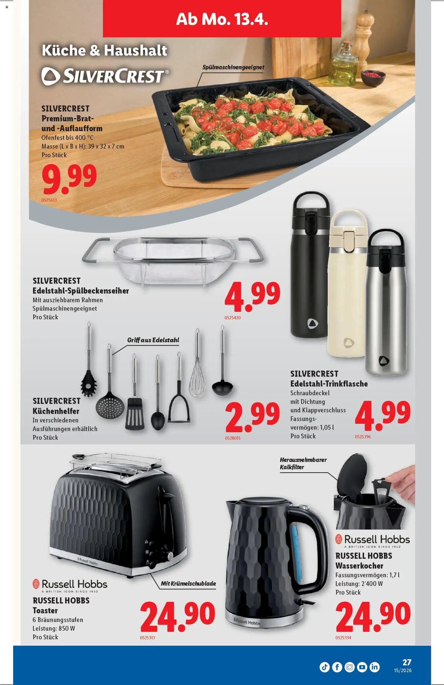 Lidl aktionen (2026-04-09 - 2026-04-15) | 27