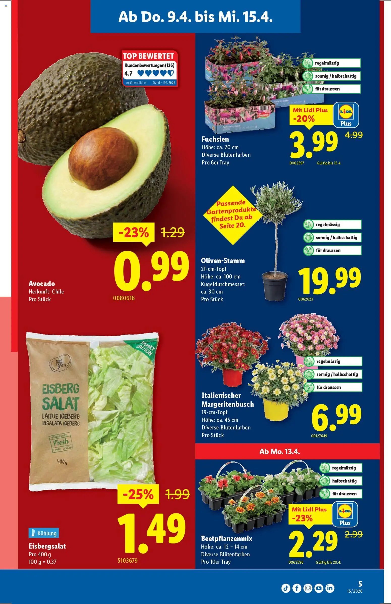 Lidl aktionen (2026-04-09 - 2026-04-15) | 5