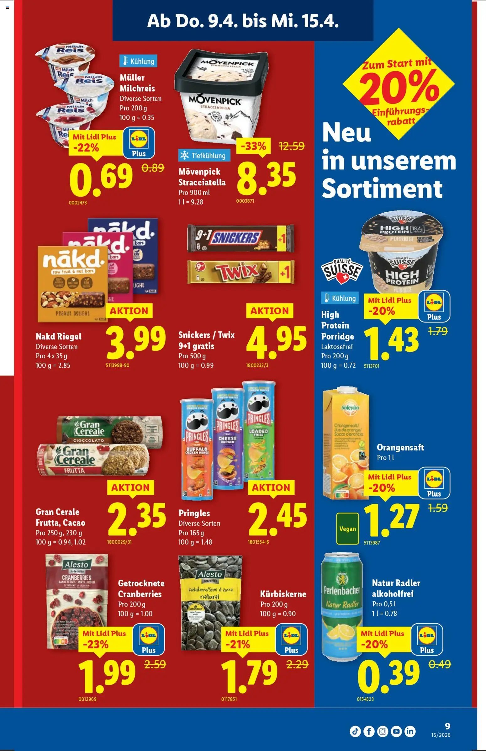 Lidl aktionen (2026-04-09 - 2026-04-15) | 9