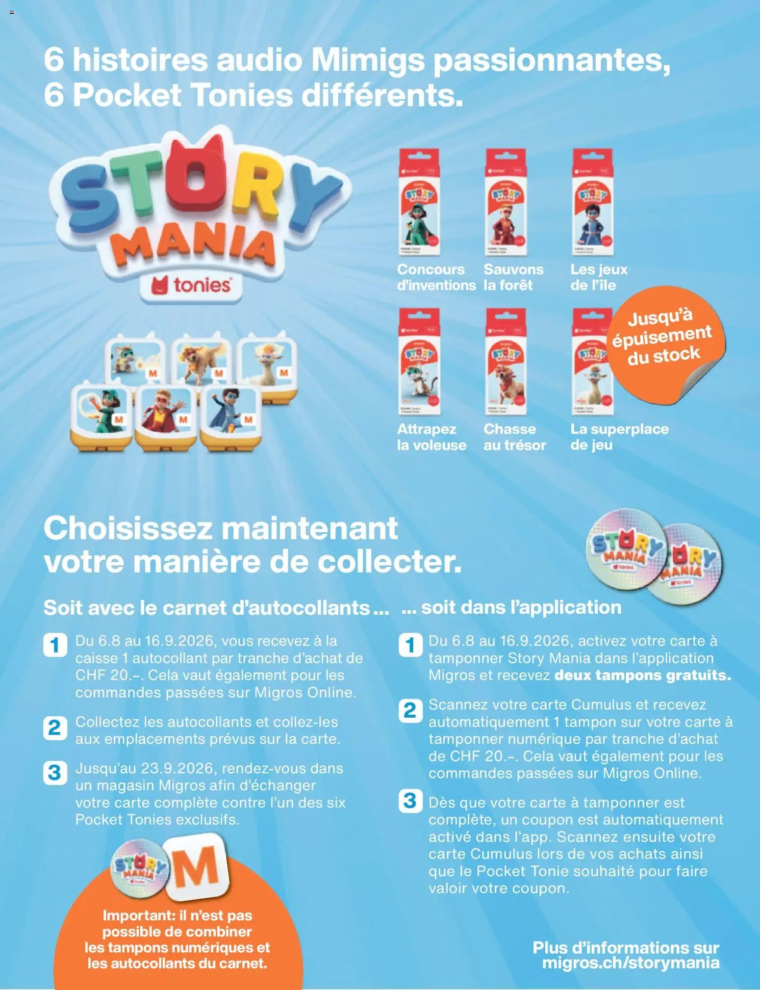 Migros aktionen Magazine FR