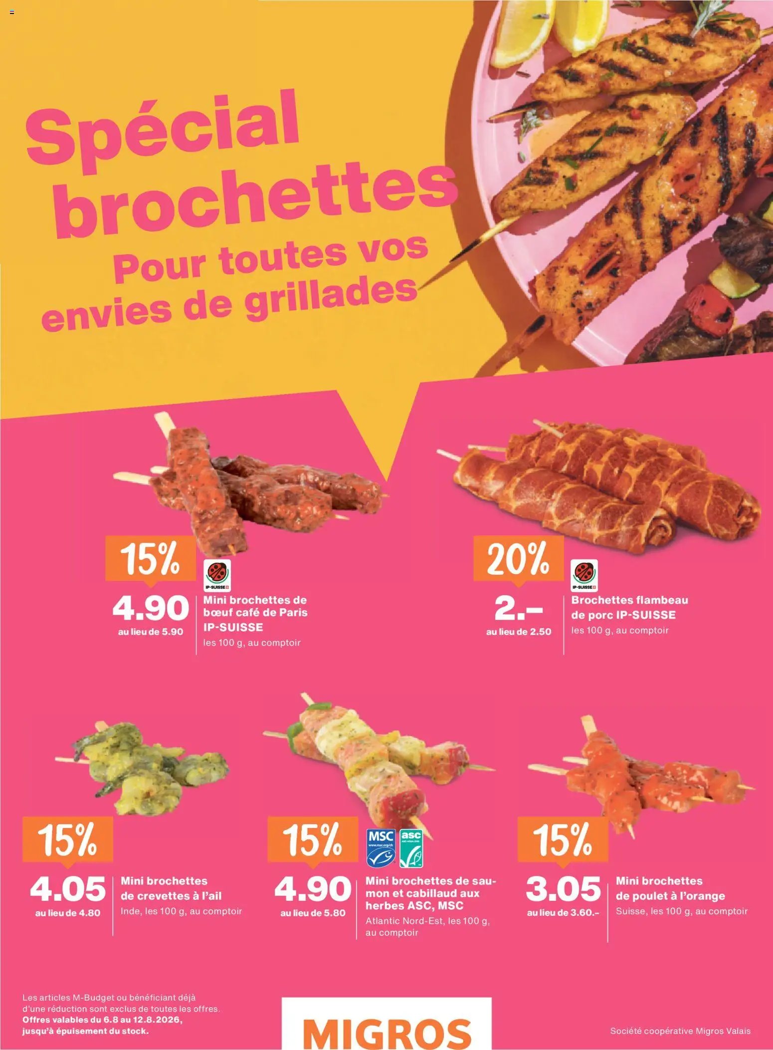 Migros aktionen Magazine FR