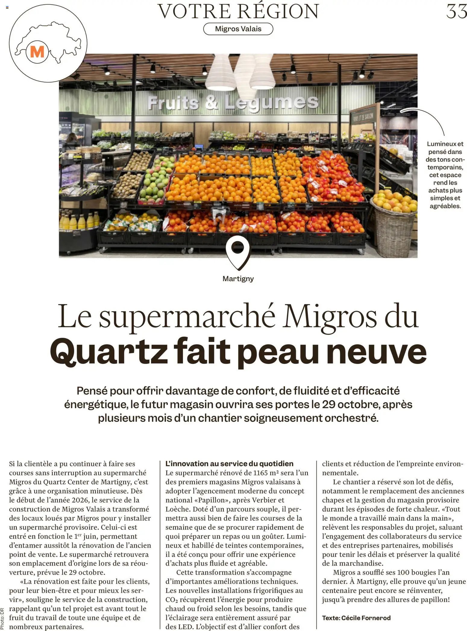 Migros aktionen Magazine FR