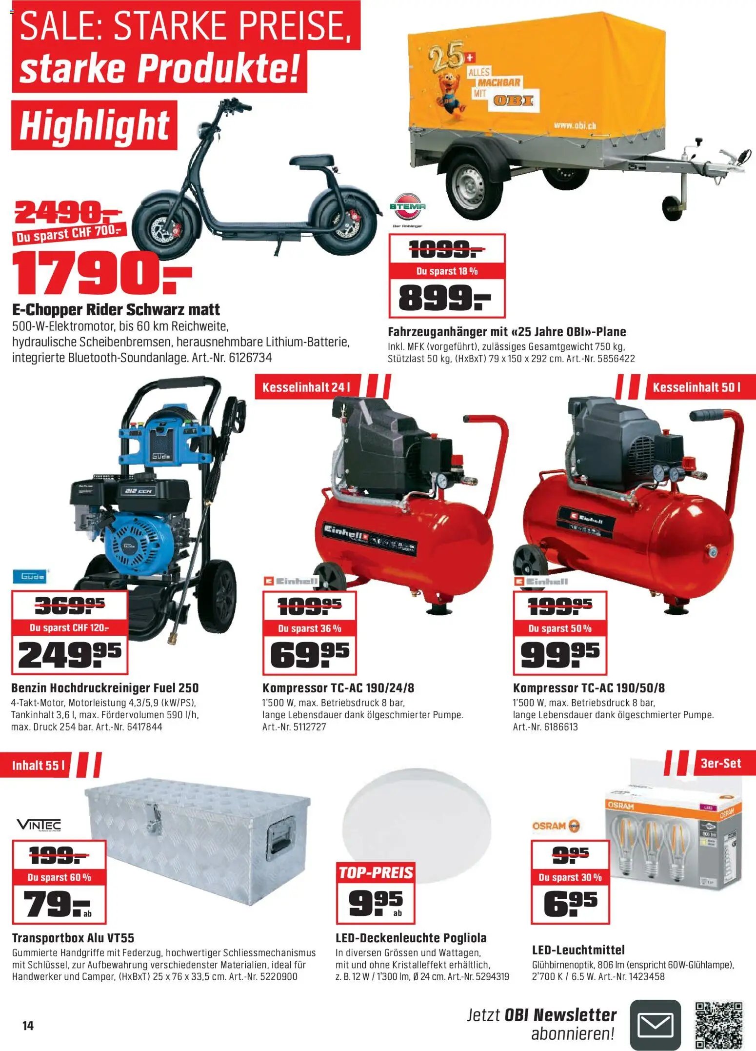 OBI Aktionen (2026-01-10 - 2026-01-31) | 14