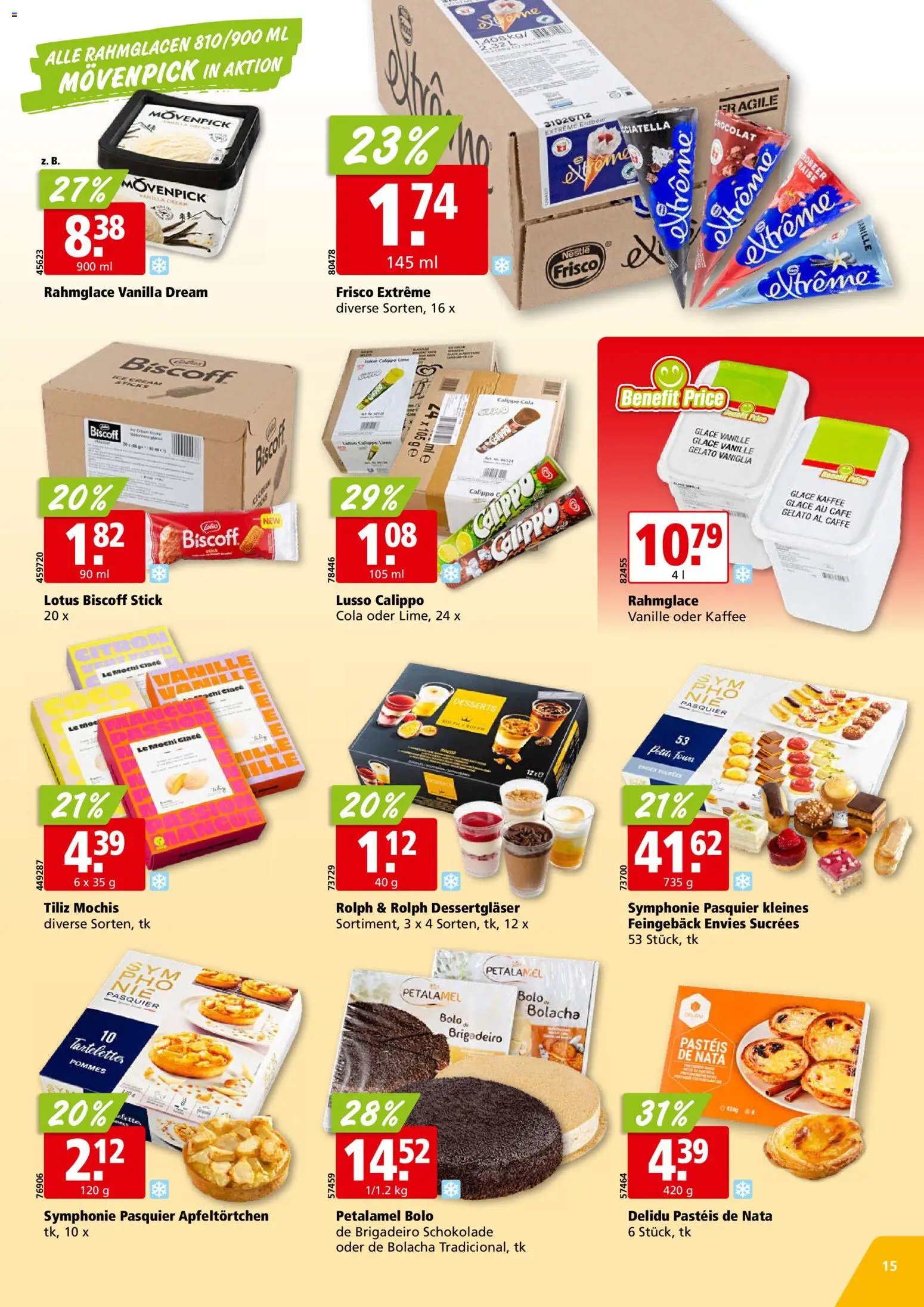 Aligro aktionen Chavannes, Matran, Genf, Sitten