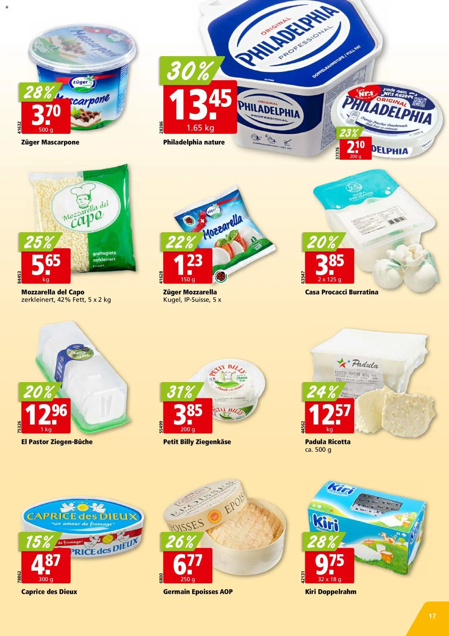 Aligro aktionen Chavannes, Matran, Genf, Sitten
