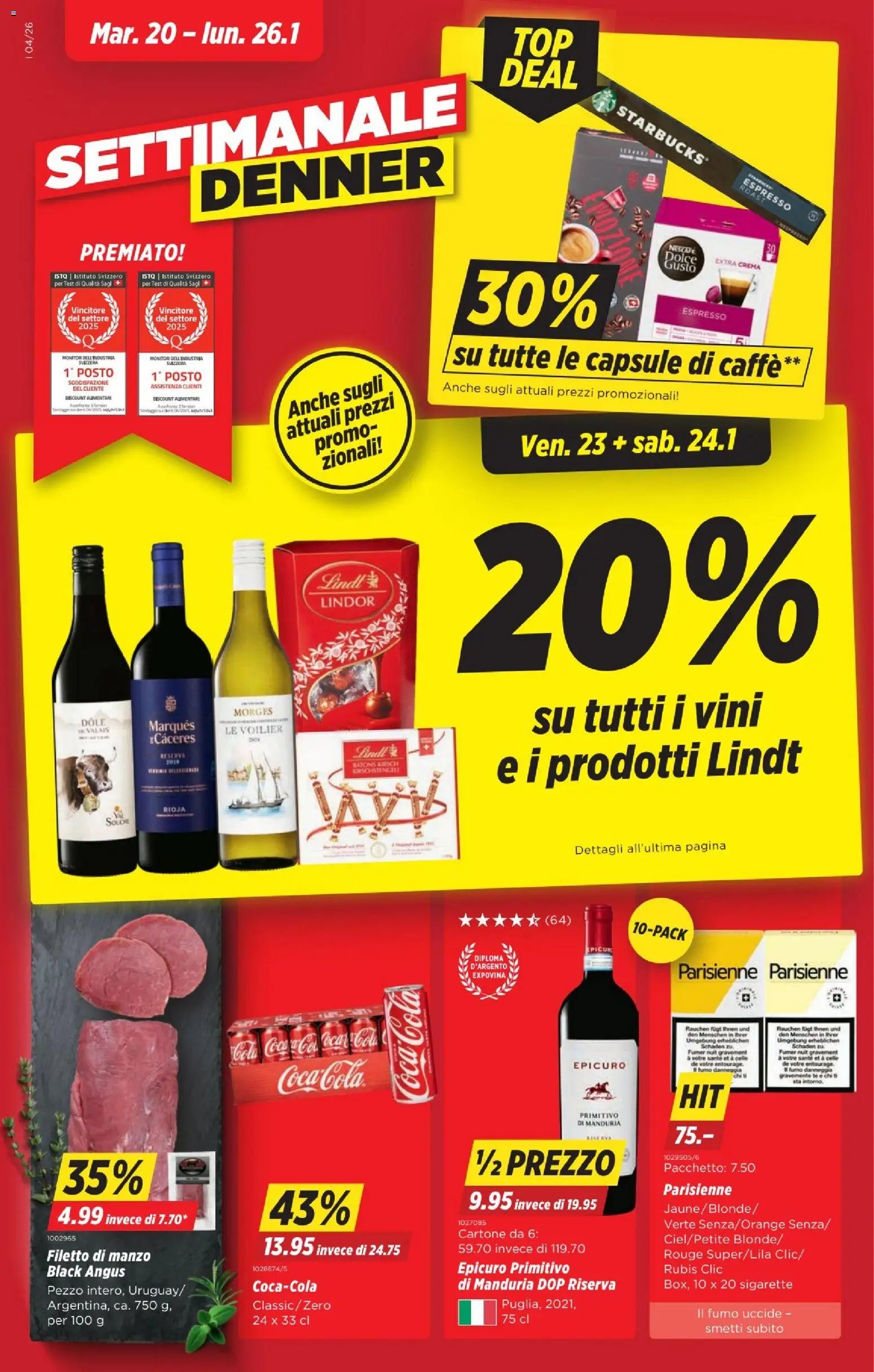 Denner Aktionen IT (2026-01-20 - 2026-01-26) | 1