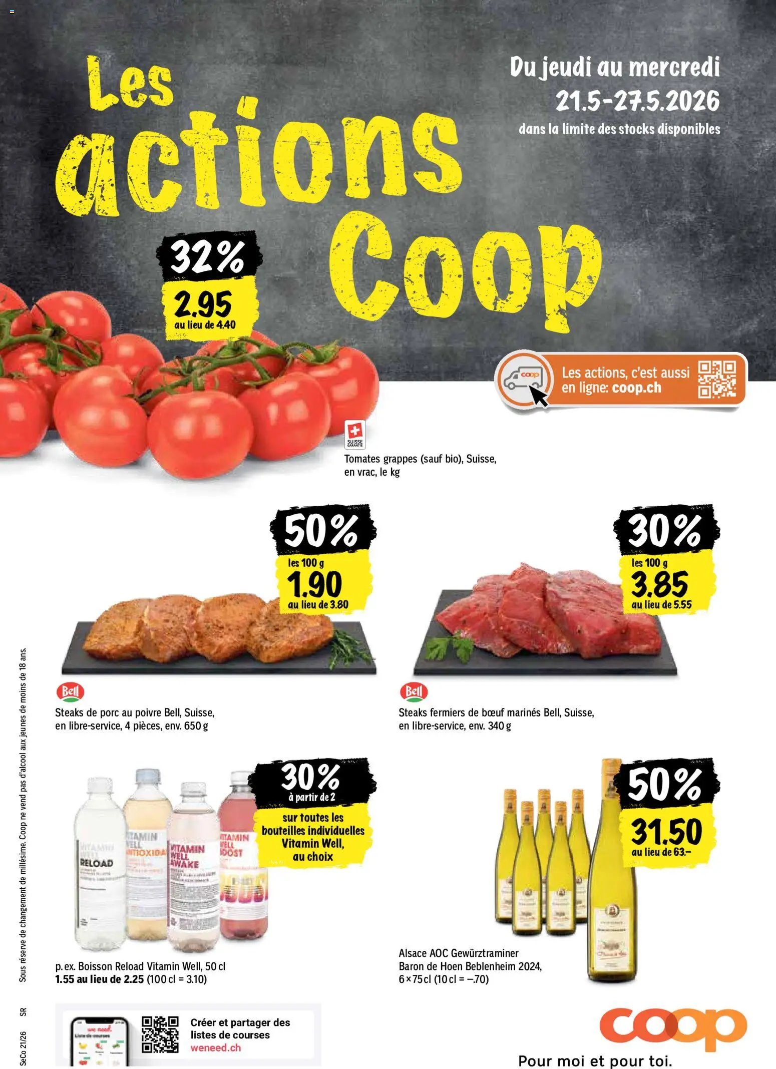 Coop aktionen FR (2026-05-21 - 2026-05-27)