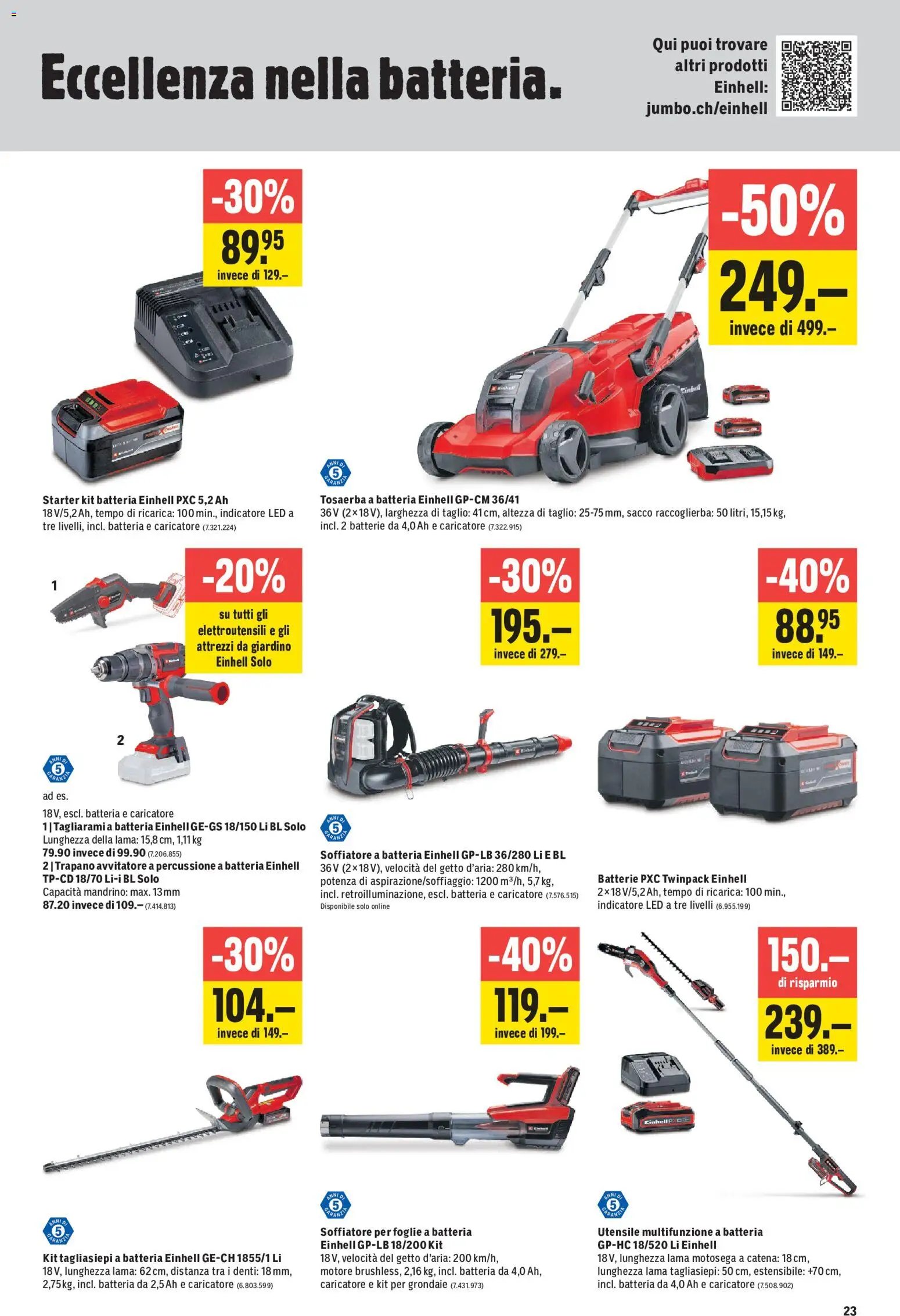Jumbo aktionen IT