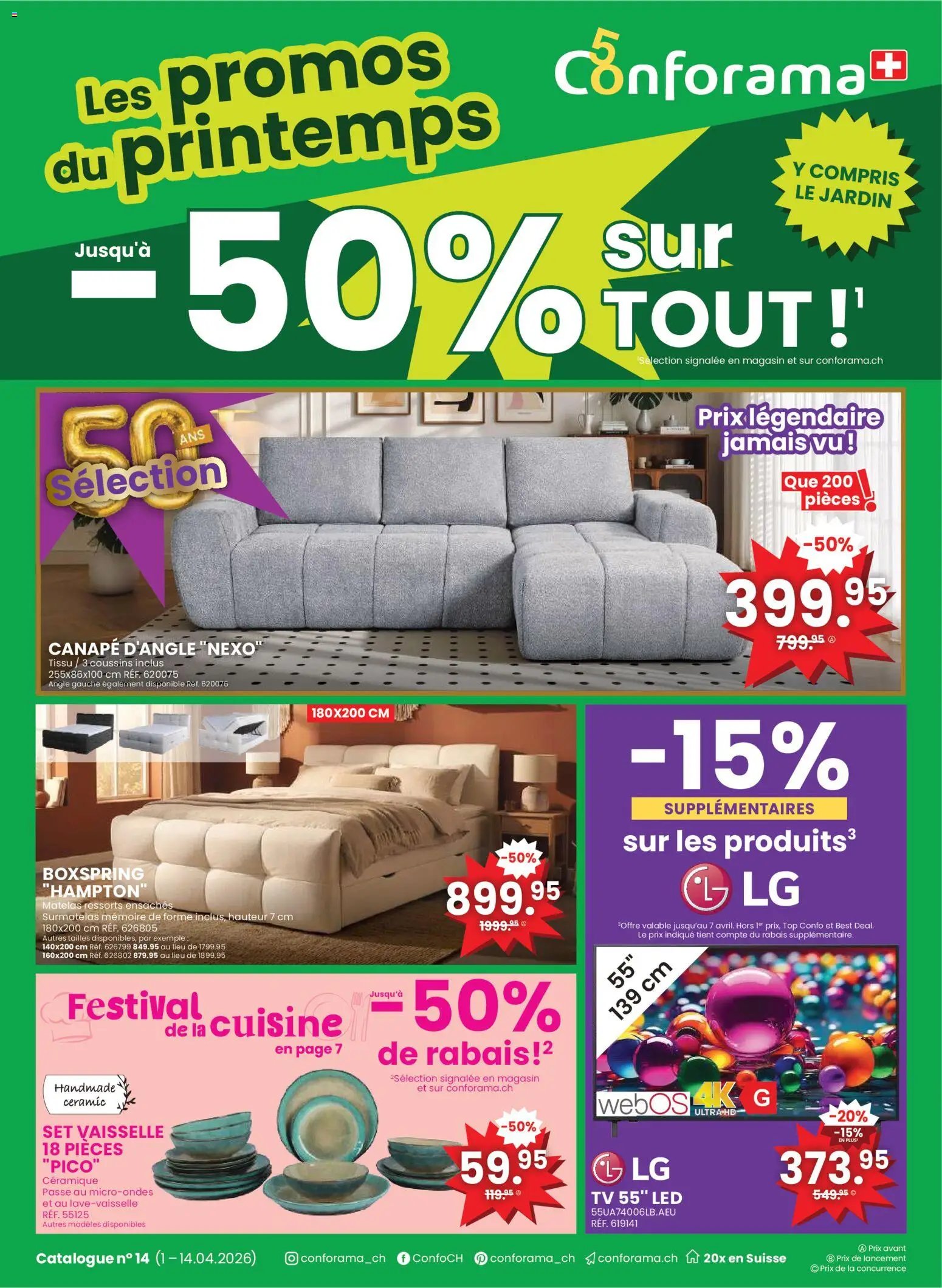 Conforama aktionen Printemps FR (2026-04-01 - 2026-04-14) | 1