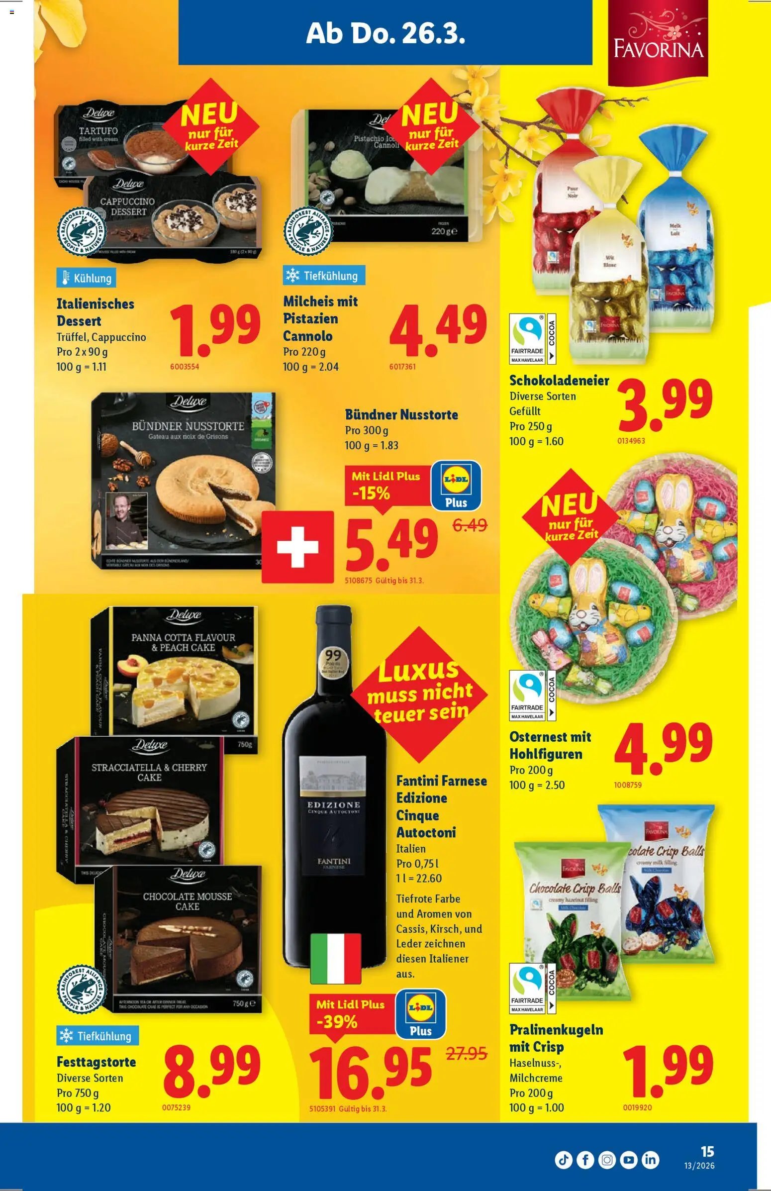 Lidl aktionen (2026-03-26 - 2026-03-31)