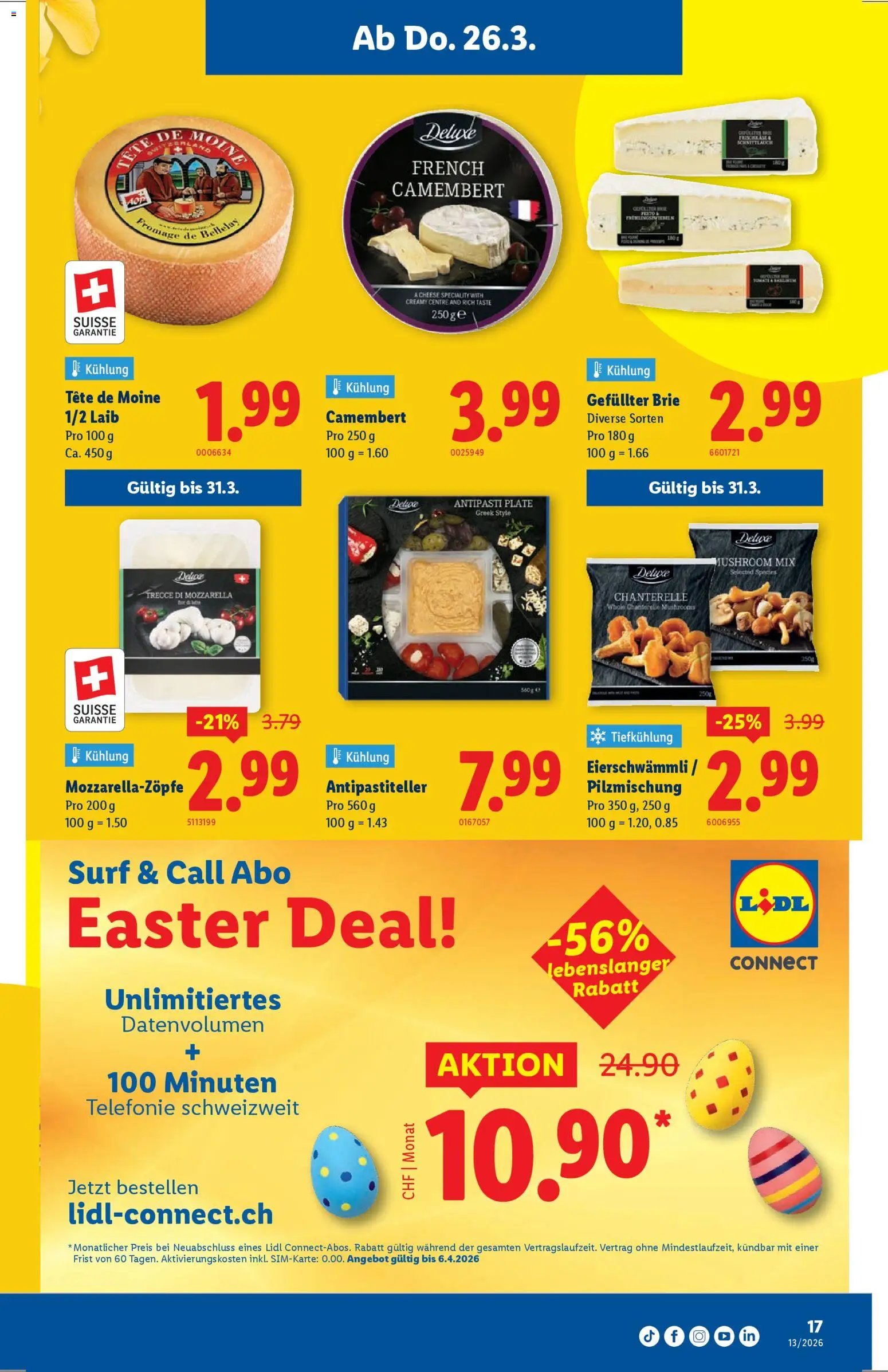Lidl aktionen (2026-03-26 - 2026-03-31)
