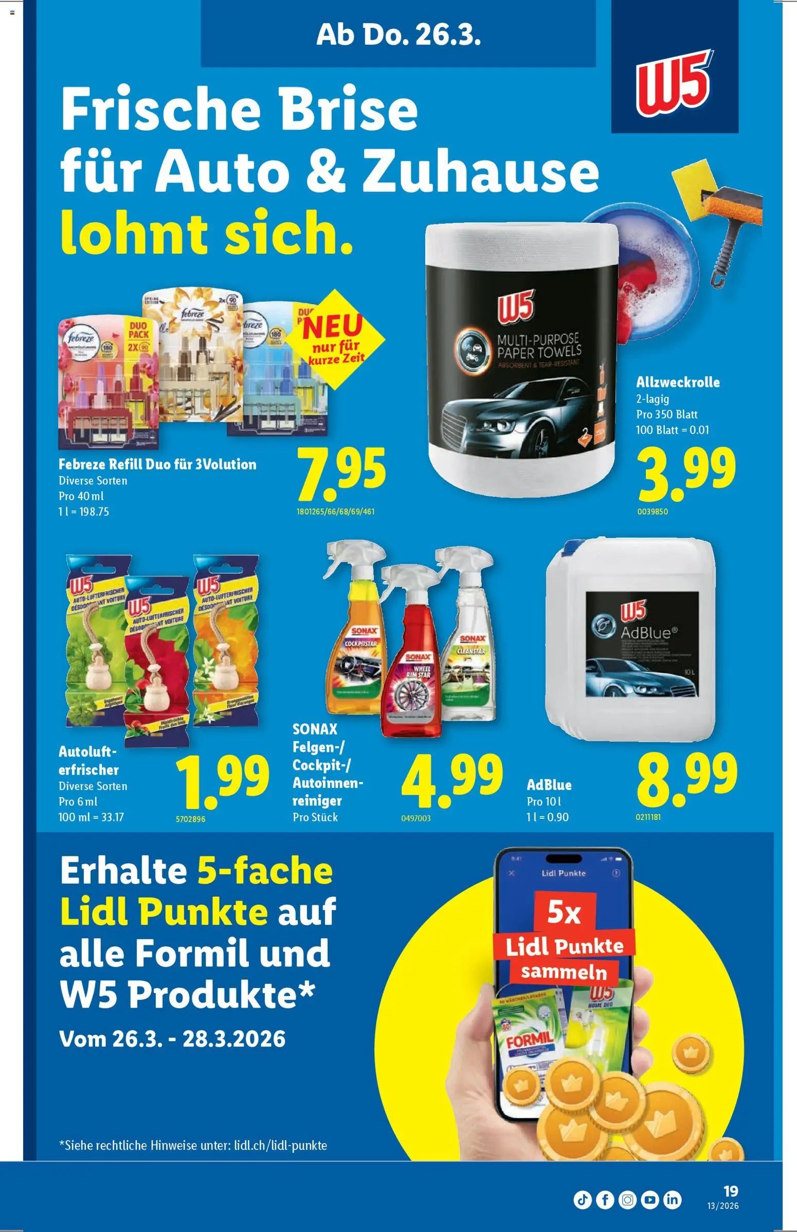 Lidl aktionen (2026-03-26 - 2026-03-31)