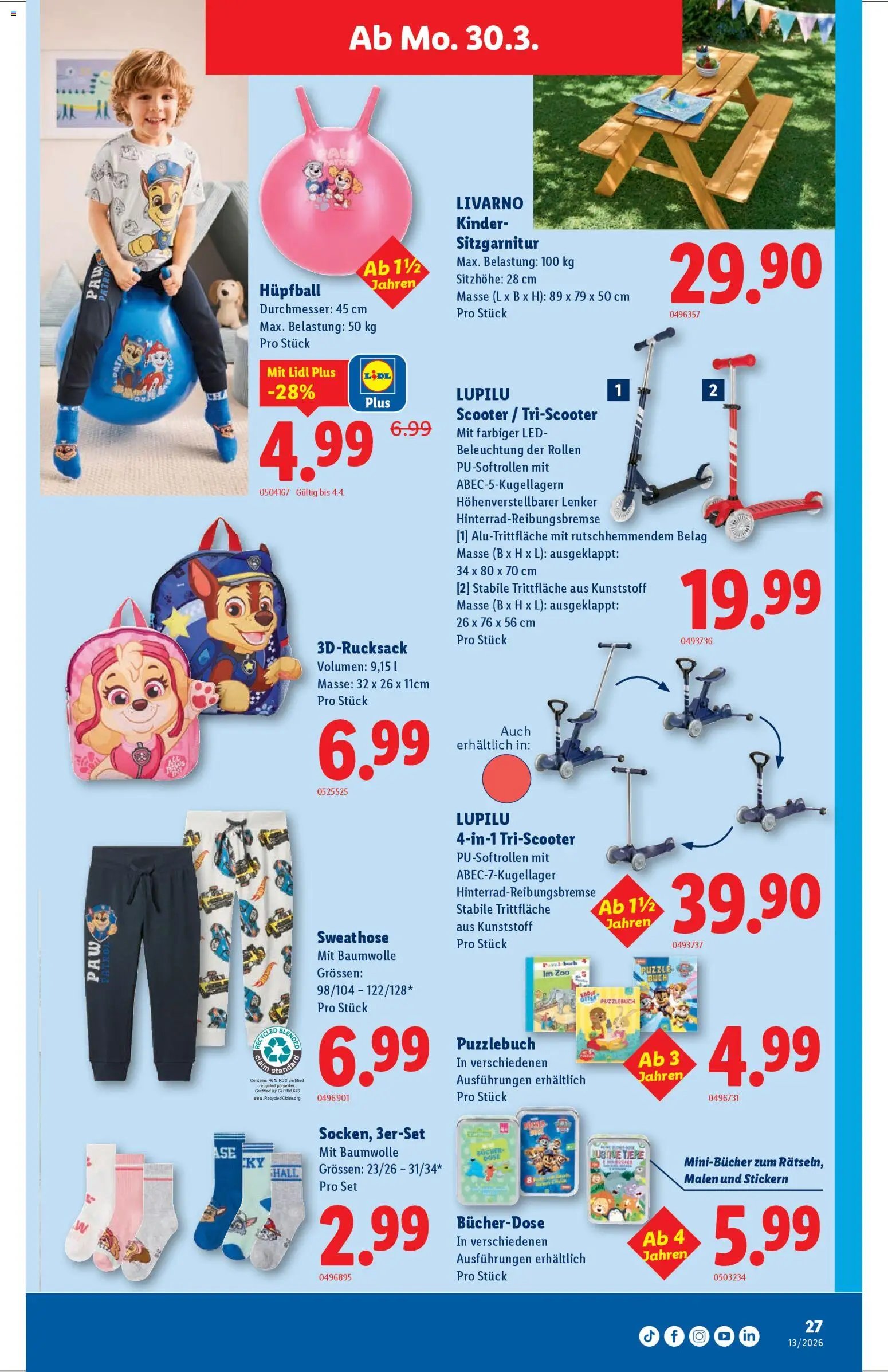 Lidl aktionen (2026-03-26 - 2026-03-31)
